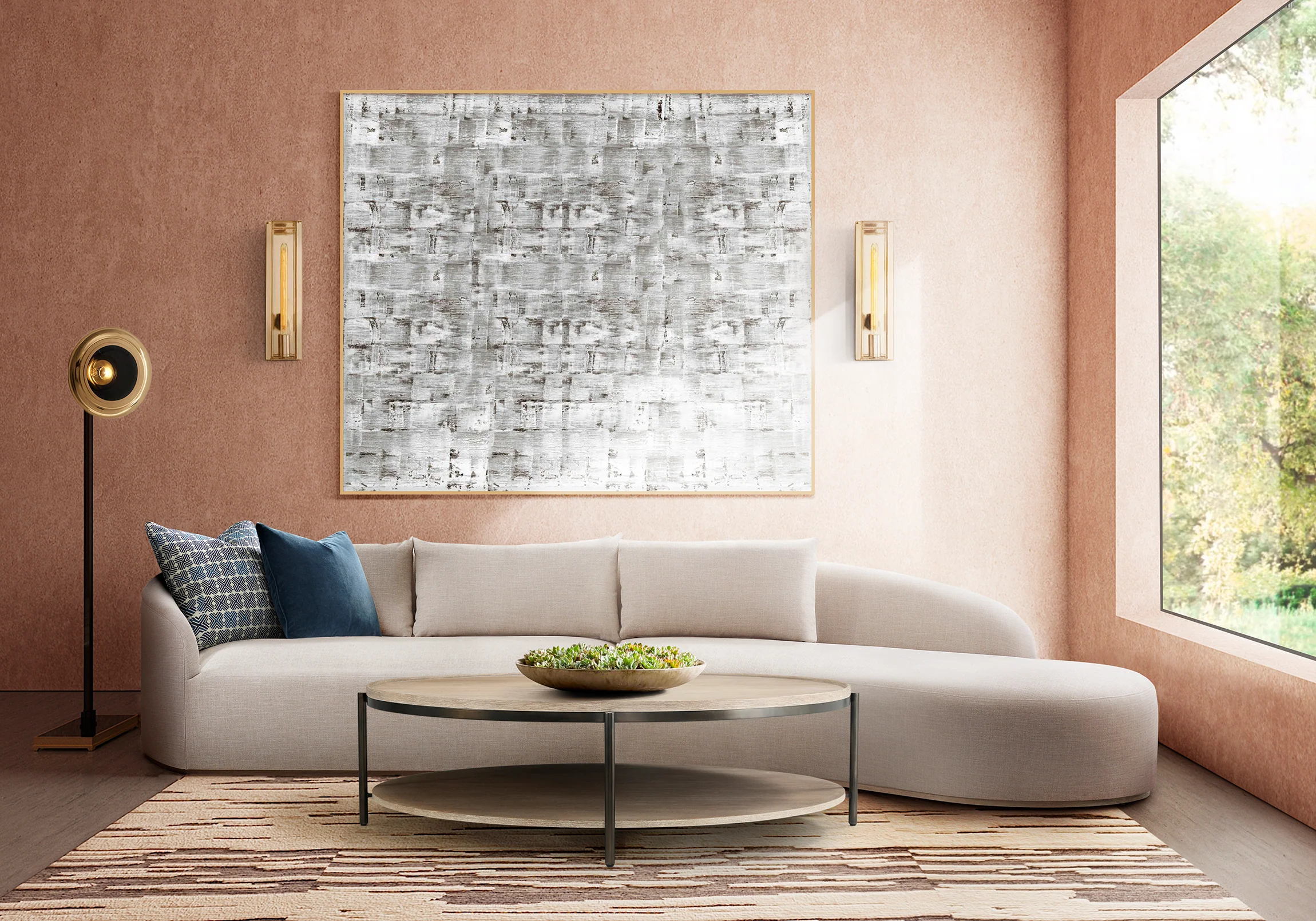 Theodore Alexander Repose Round Coffee Table - Image 2