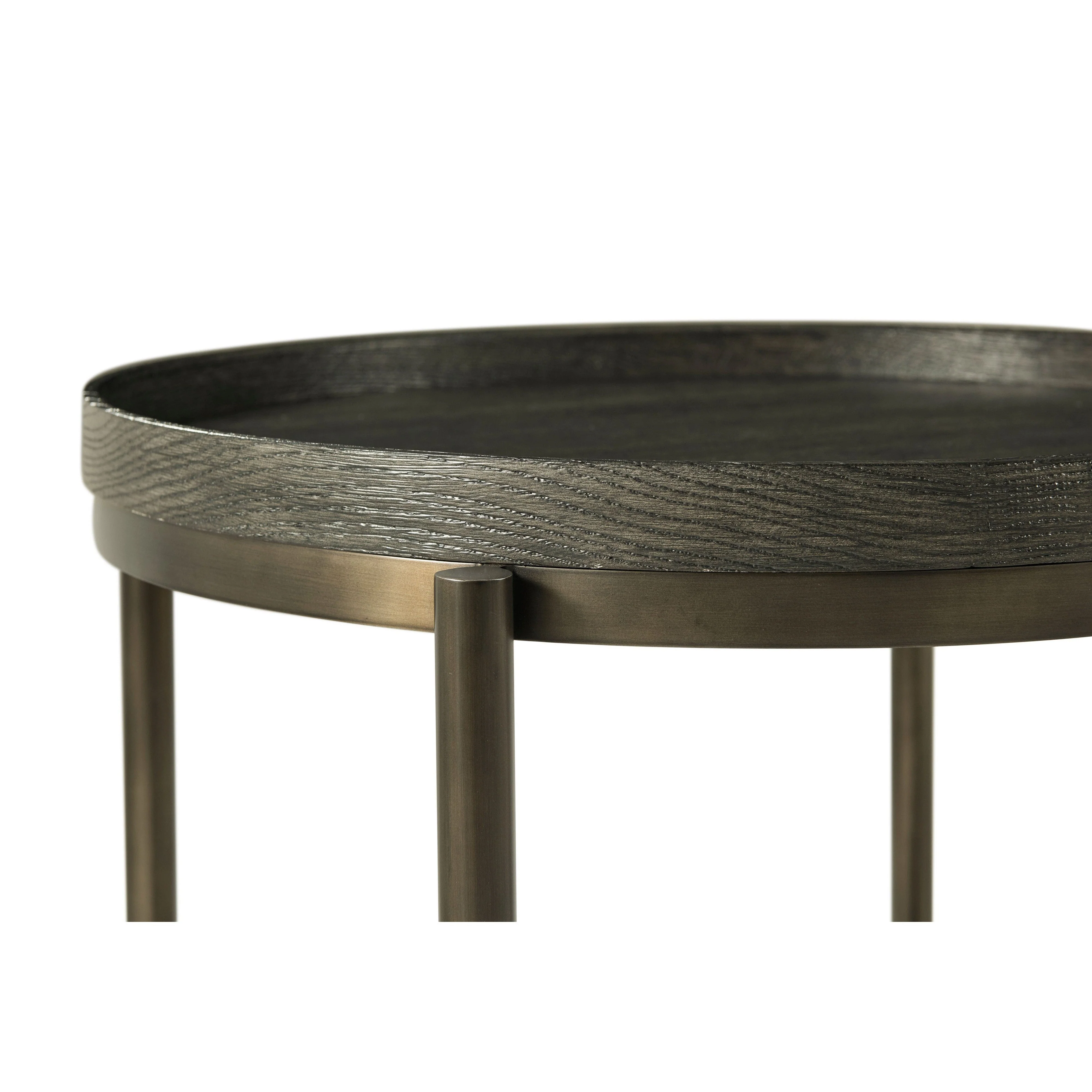 Theodore Alexander Repose Round Side Table 14" - Image 5