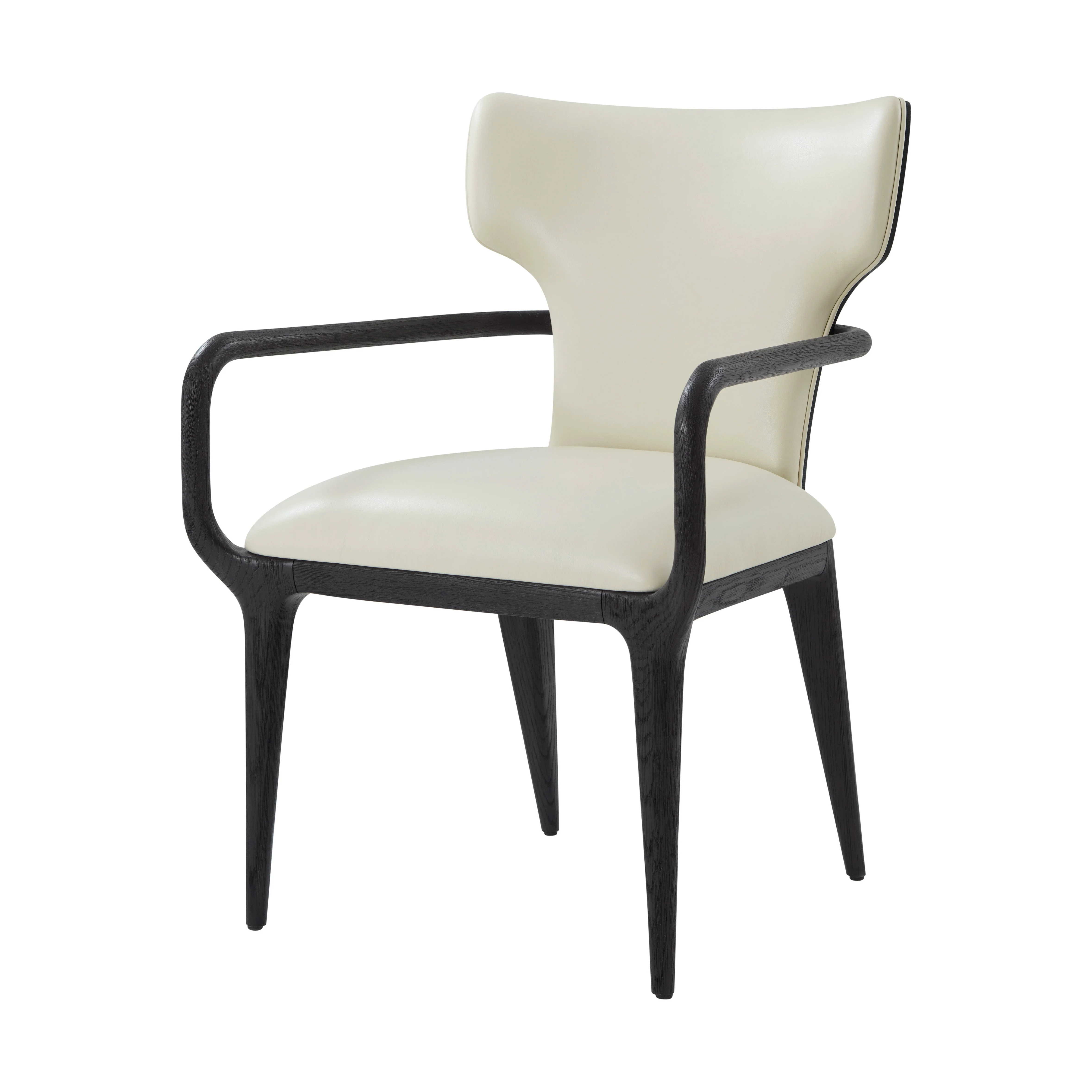 Theodore Alexander Repose Upholstered Dining Arm Chair II - Set of 2 - Image 2