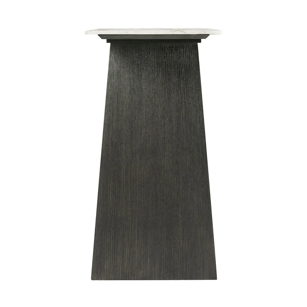 Theodore Alexander Repose Wooden Console Table Marble Top - Image 9
