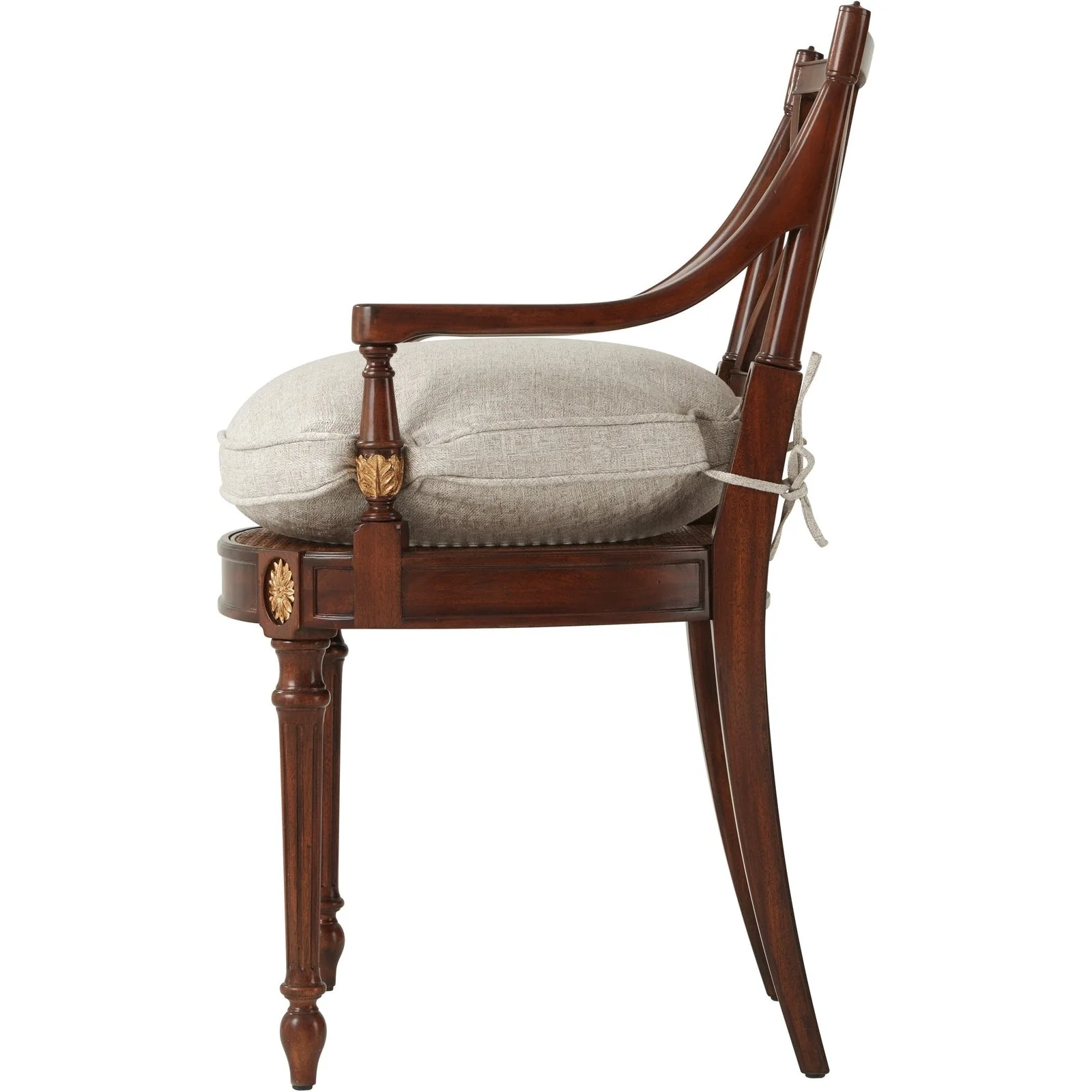 Theodore Alexander Sheraton's Dainty Chair - Set of 2 - Image 2