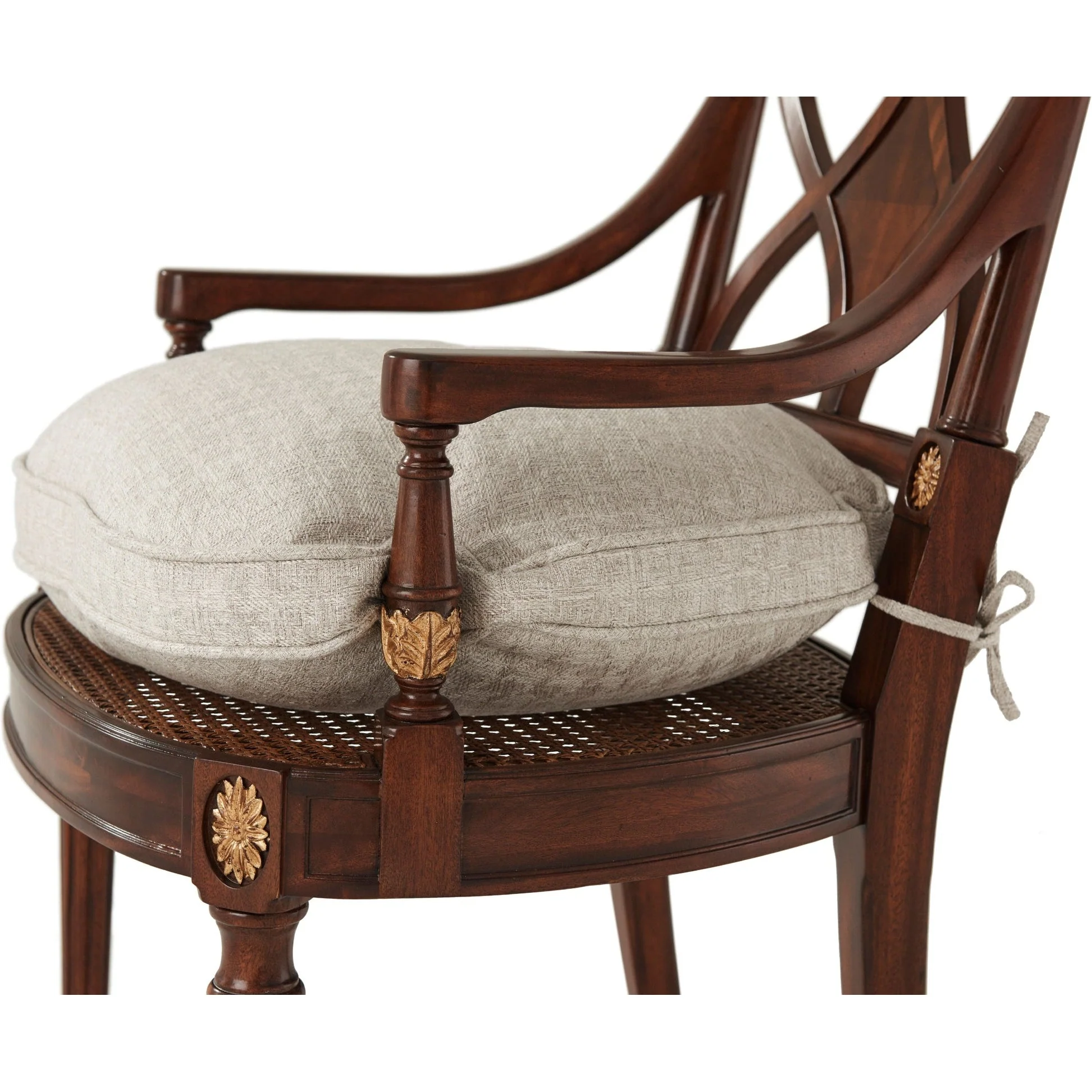 Theodore Alexander Sheraton's Dainty Chair - Set of 2 - Image 4