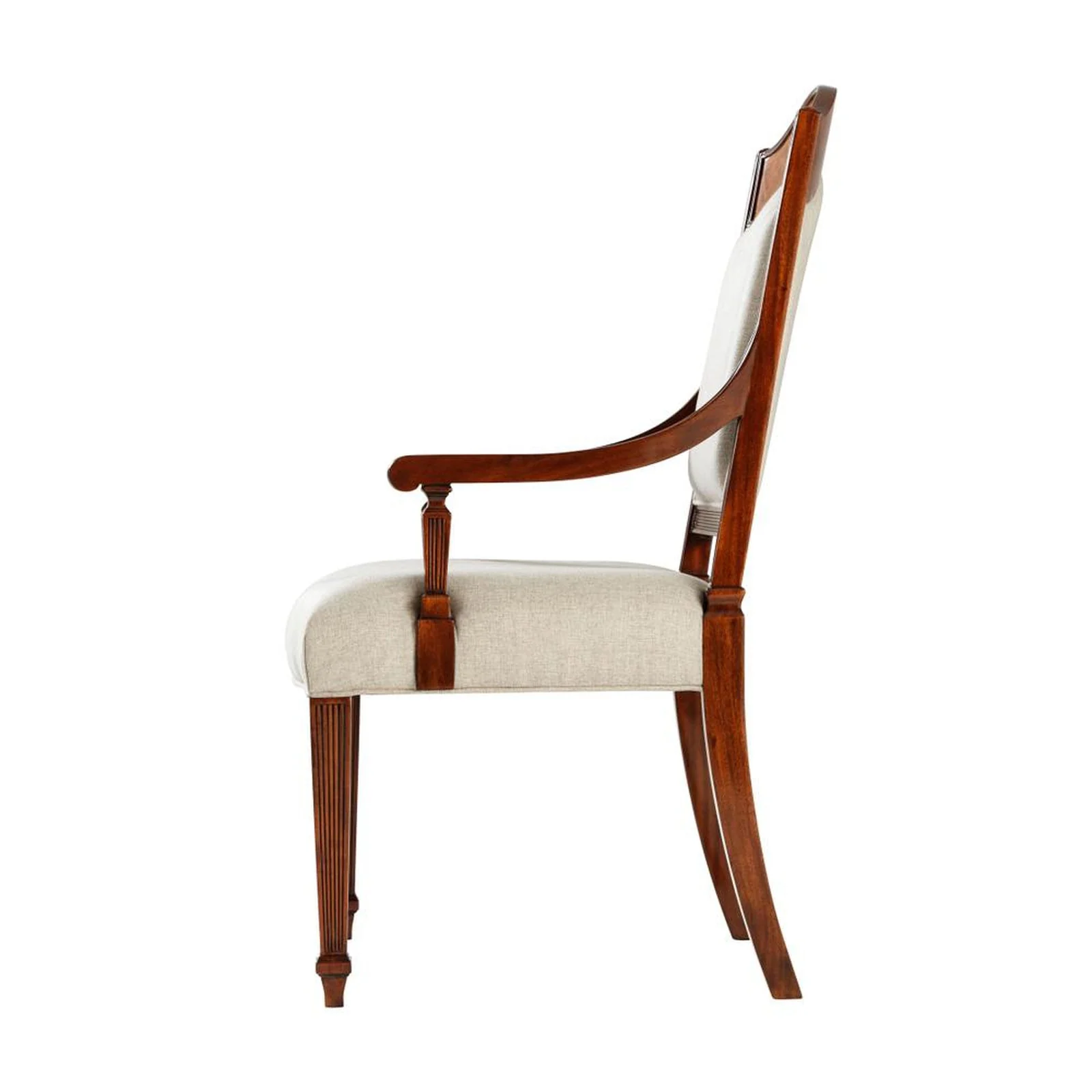Theodore Alexander Sheraton's Satinwood Armchair - Set of 2 Clearance - Image 3