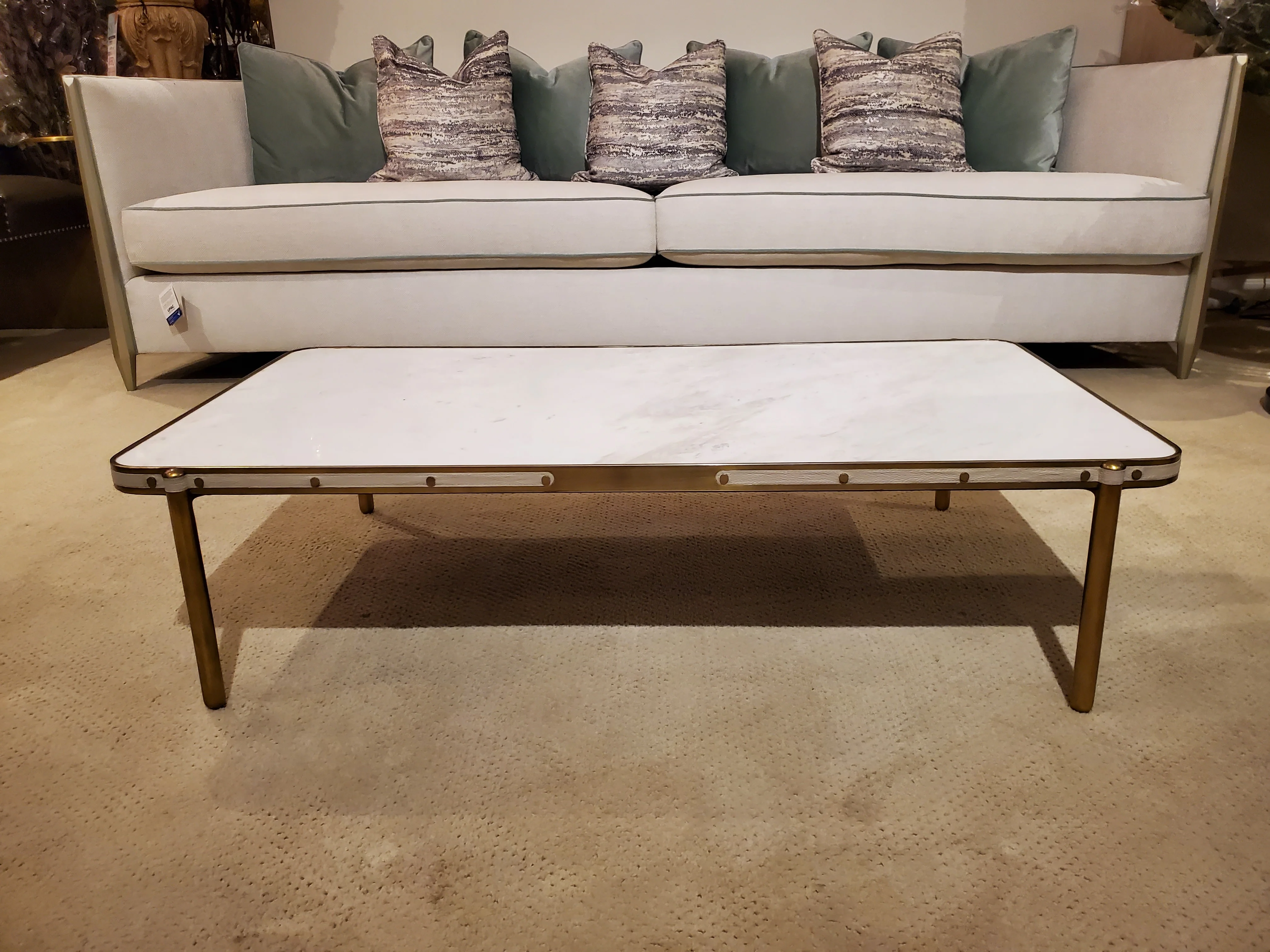 Theodore Alexander TA Iconic Rectangle Cocktail Table Floor Sample - Image 3