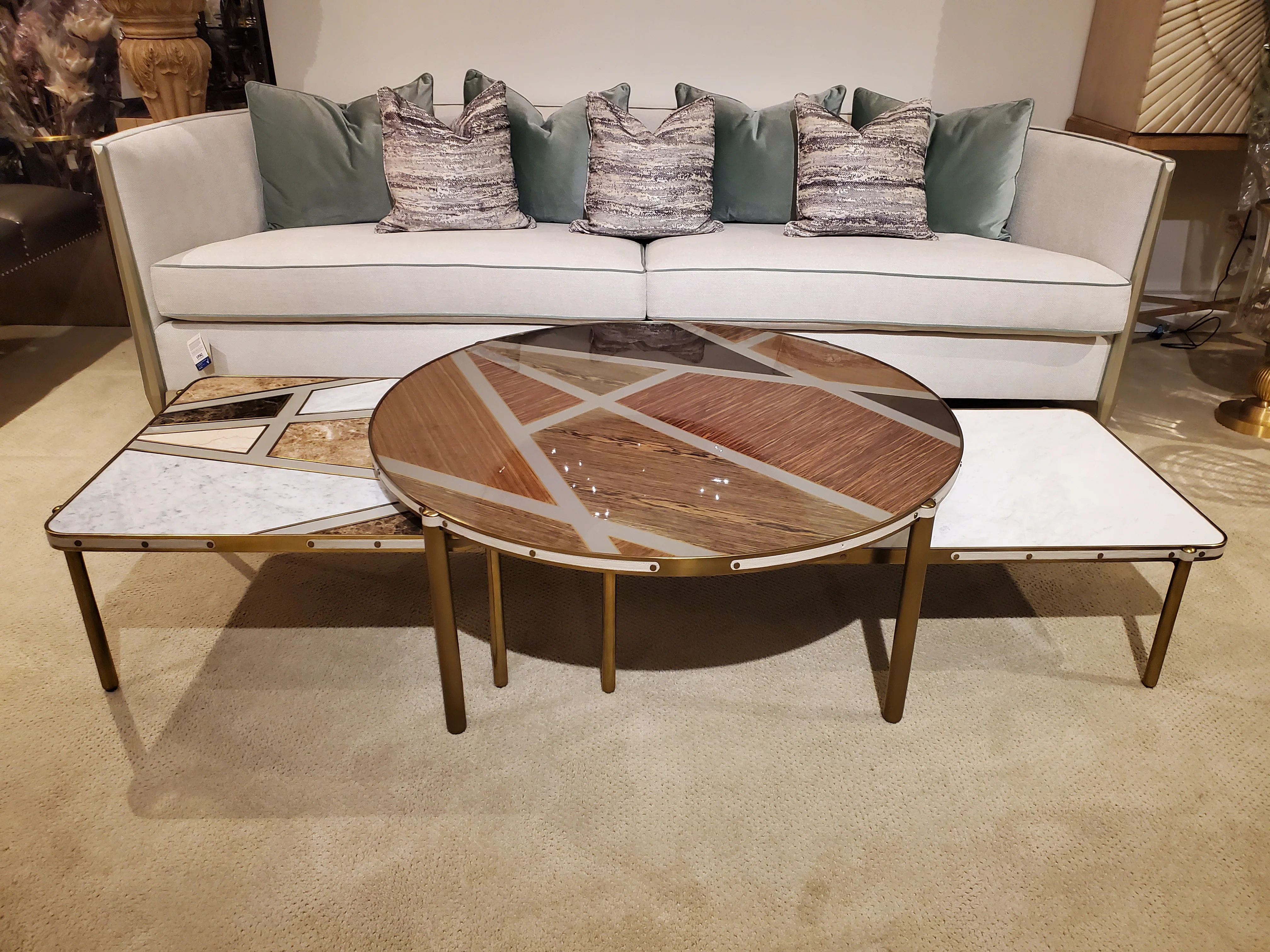 Theodore Alexander TA Iconic Rectangle Cocktail Table Floor Sample - Image 4