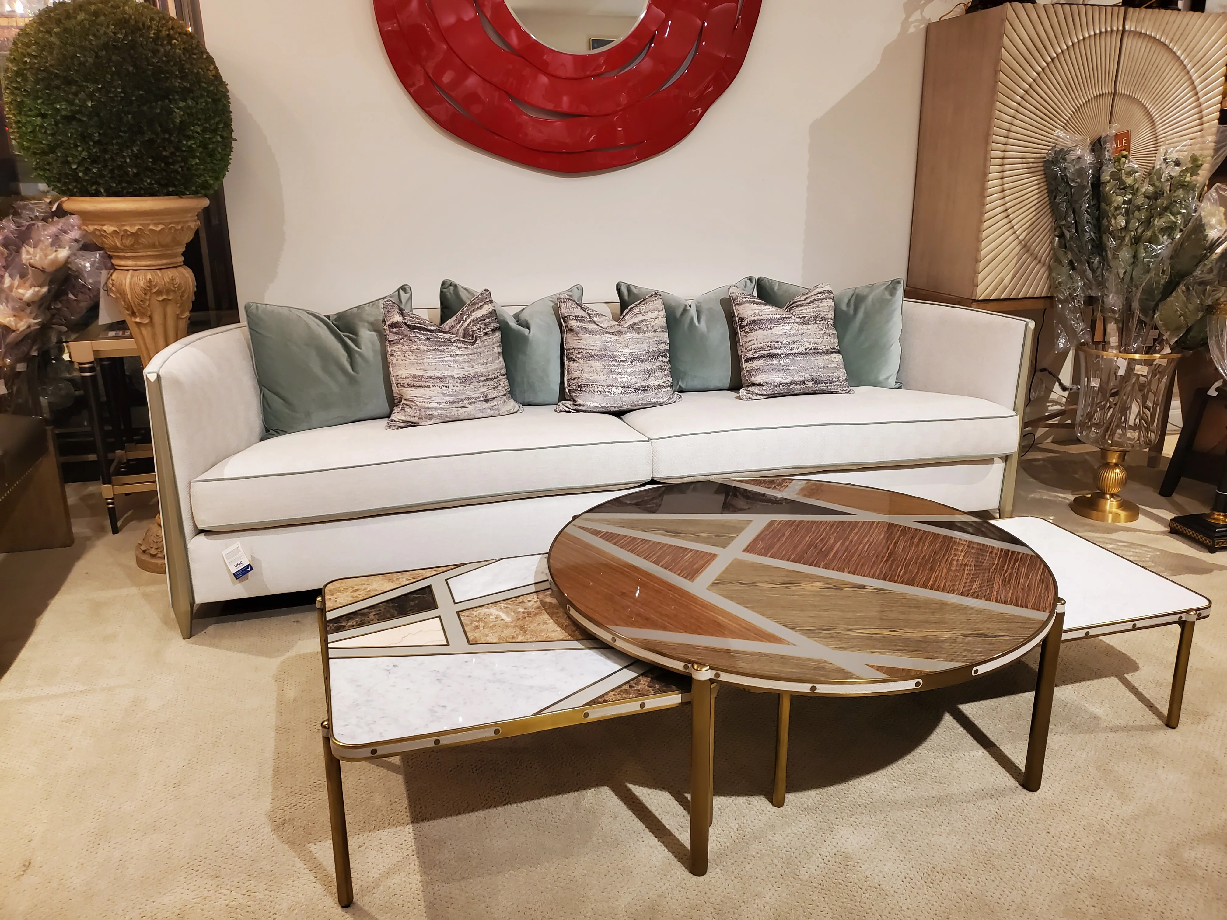 Theodore Alexander TA Iconic Rectangle Cocktail Table Floor Sample - Image 5