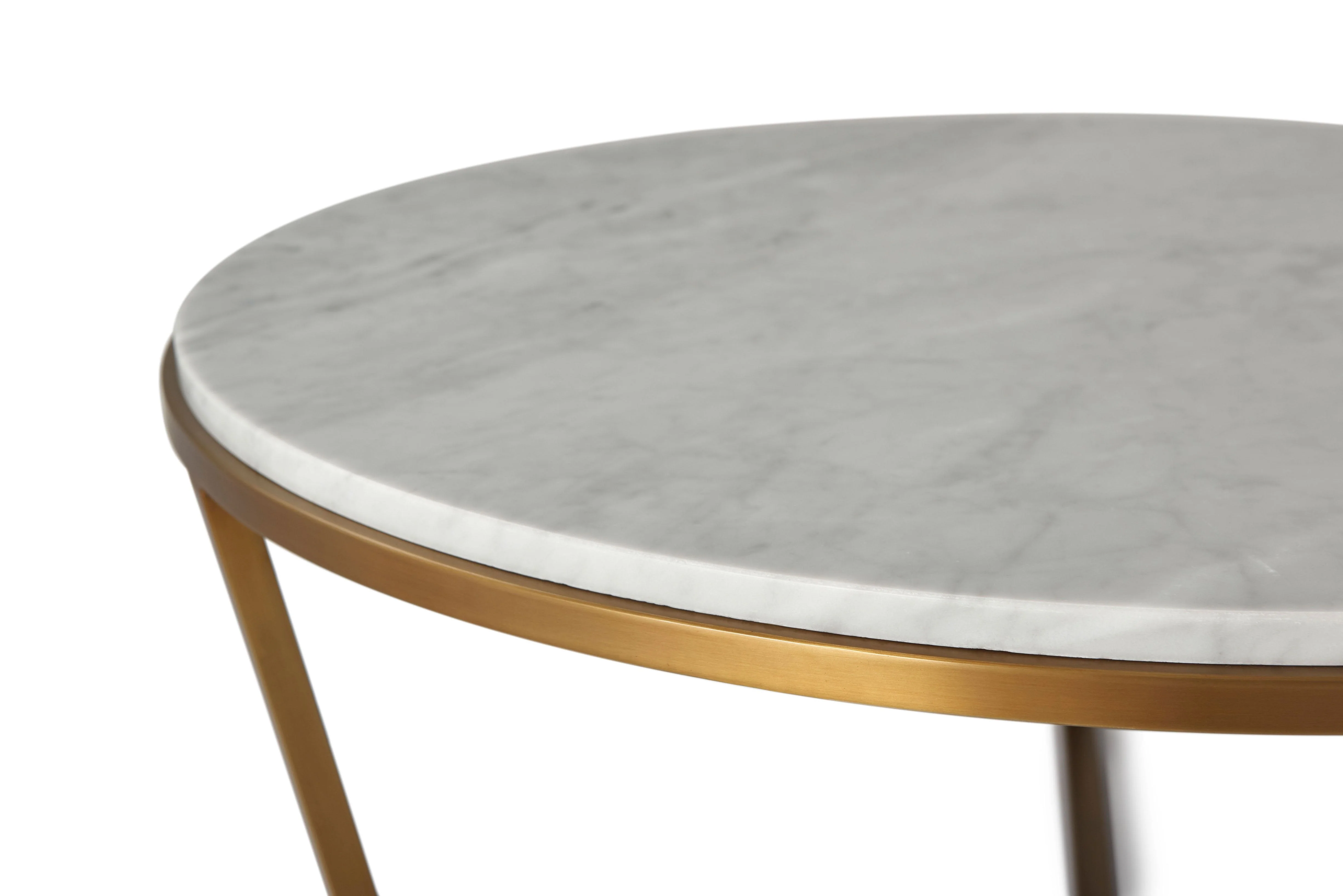 Theodore Alexander TA Studio Small Fisher Round Cocktail Table - Image 4