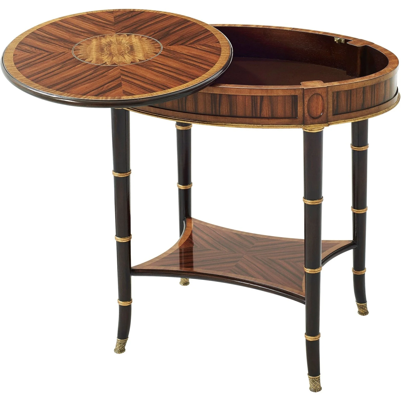 Theodore Alexander The English Cabinetmaker Edgeworth Side Table - Image 4