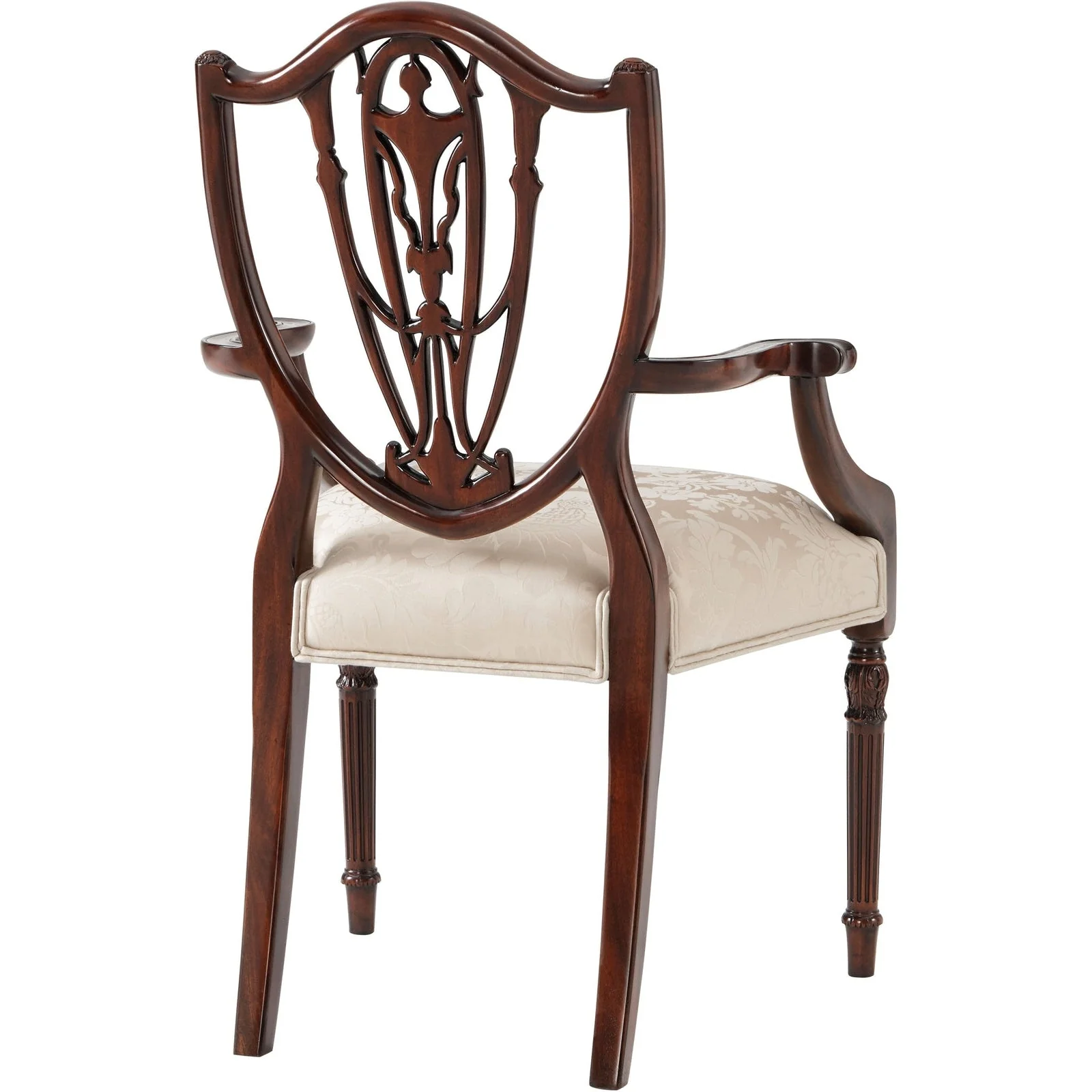 Theodore Alexander The Hidden Vase Armchair - Set of 2 - Image 3