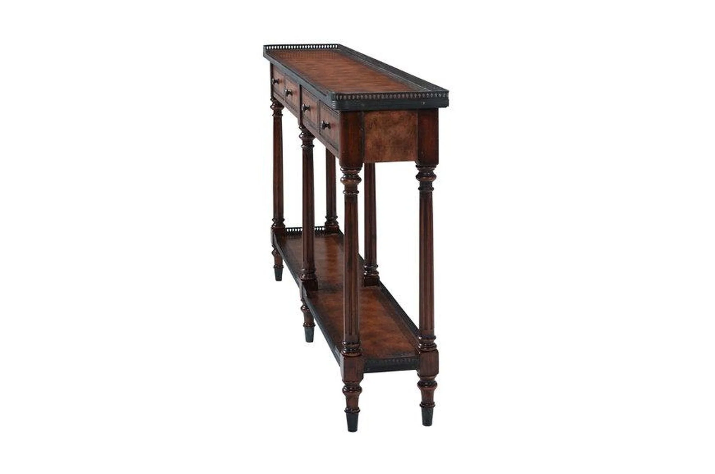 Theodore Alexander The Louis XVI Leather Console Table - Image 2