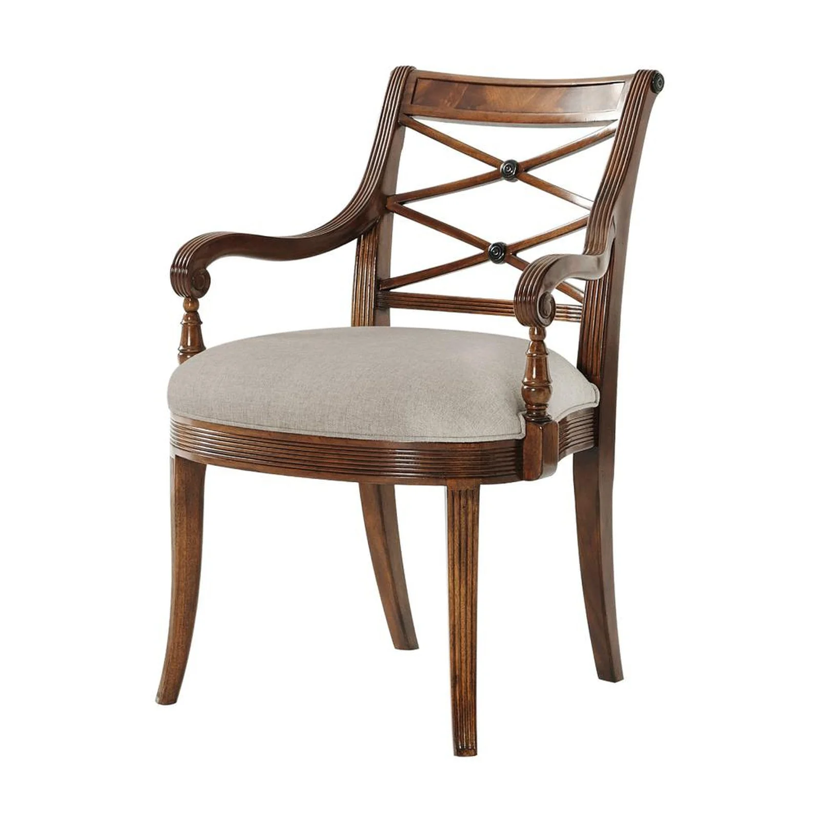 Theodore Alexander The Regency Visitor's Armchair - Set of 2 - Image 5