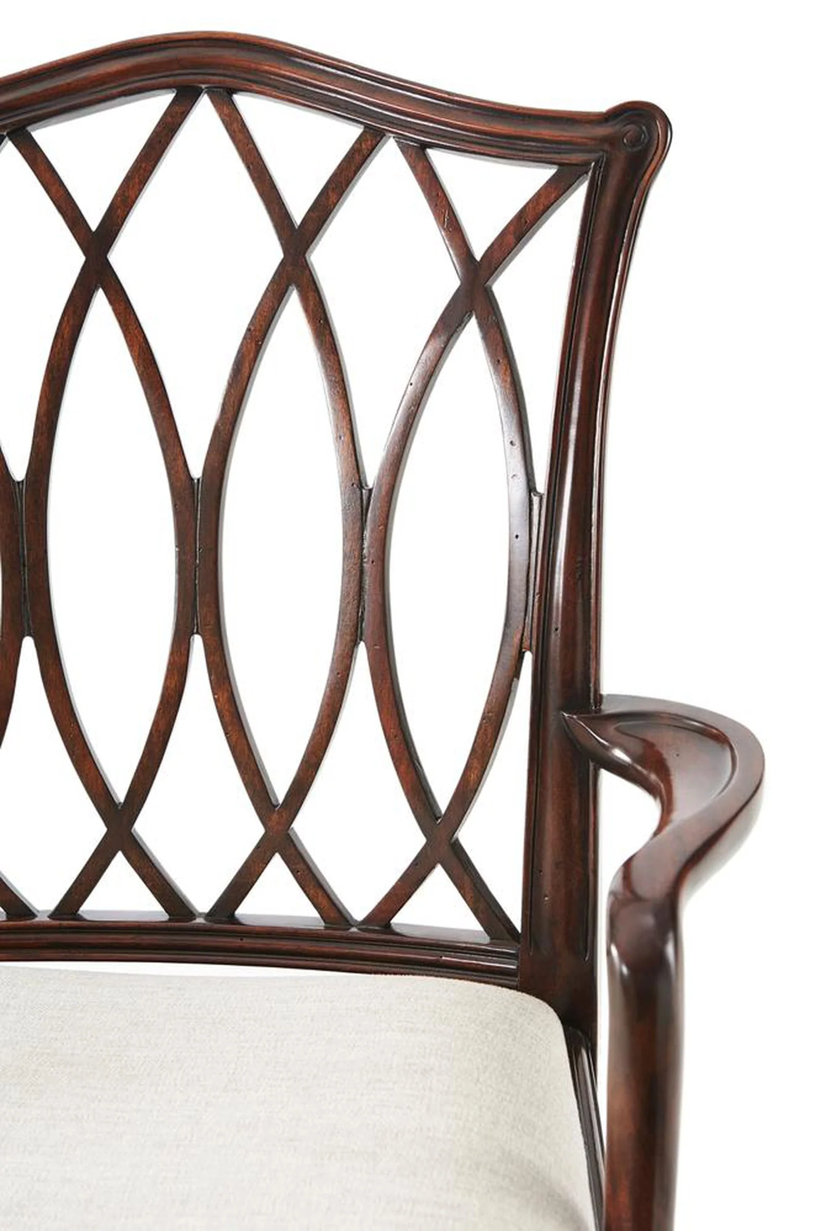 Theodore Alexander The Trellis Dining Armchair - Set of 2 - Image 4