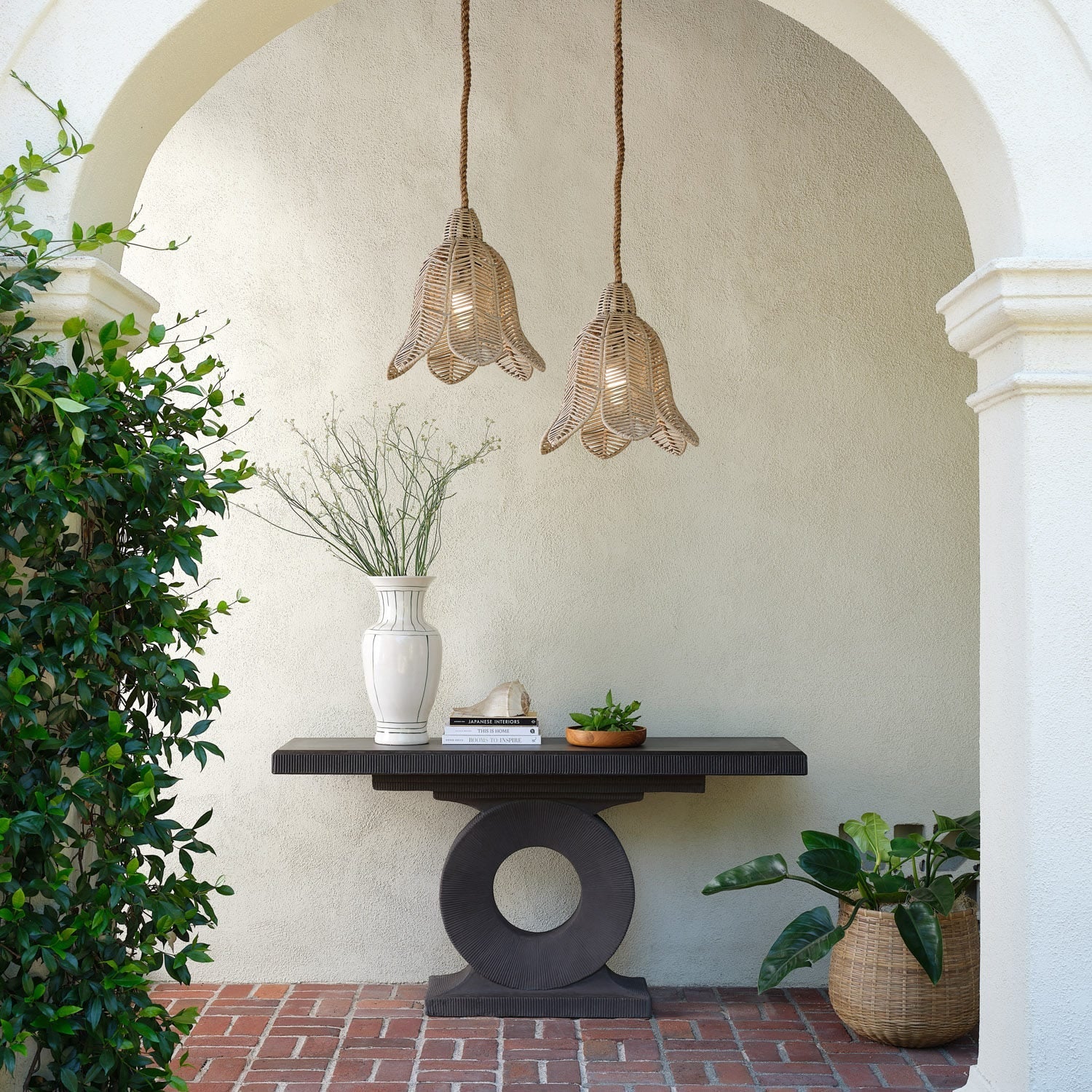 Tiffany Outdoor Chandelier 23" - Image 2