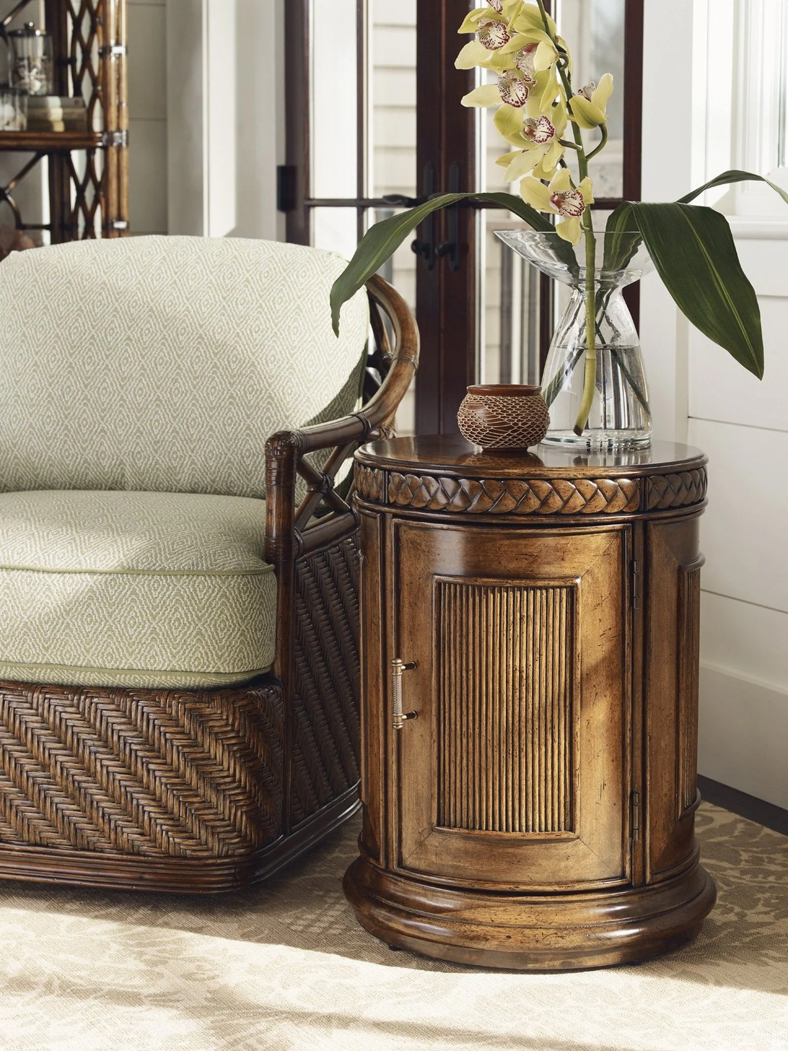 Tommy Bahama Home Bali Hai Belize Round End Table - Image 2