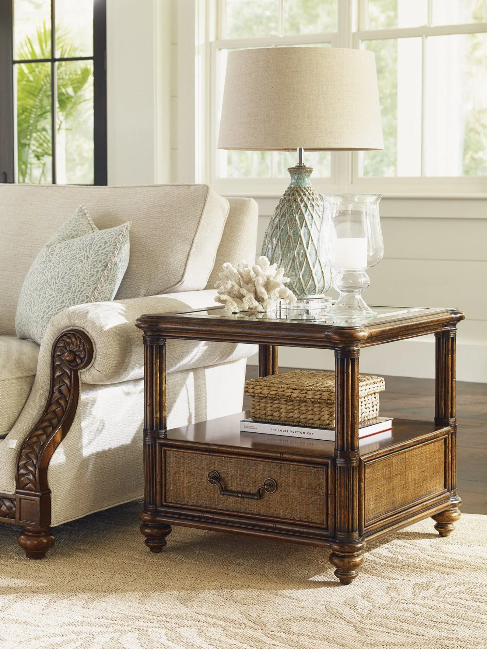 Tommy Bahama Home Bali Hai Bimini Square End Table - Image 2