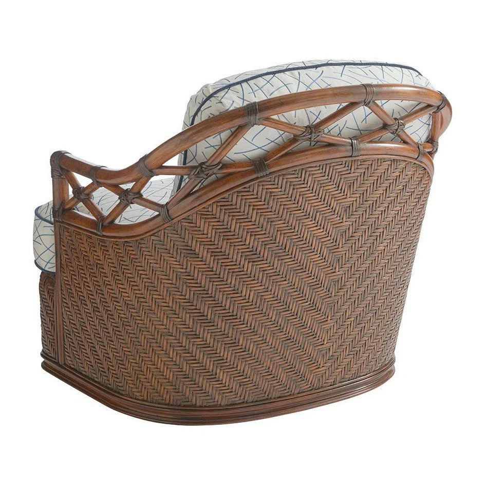 Tommy Bahama Home Bali Hai Diamond Cove Swivel Chair - 32.5 Inch - Image 2