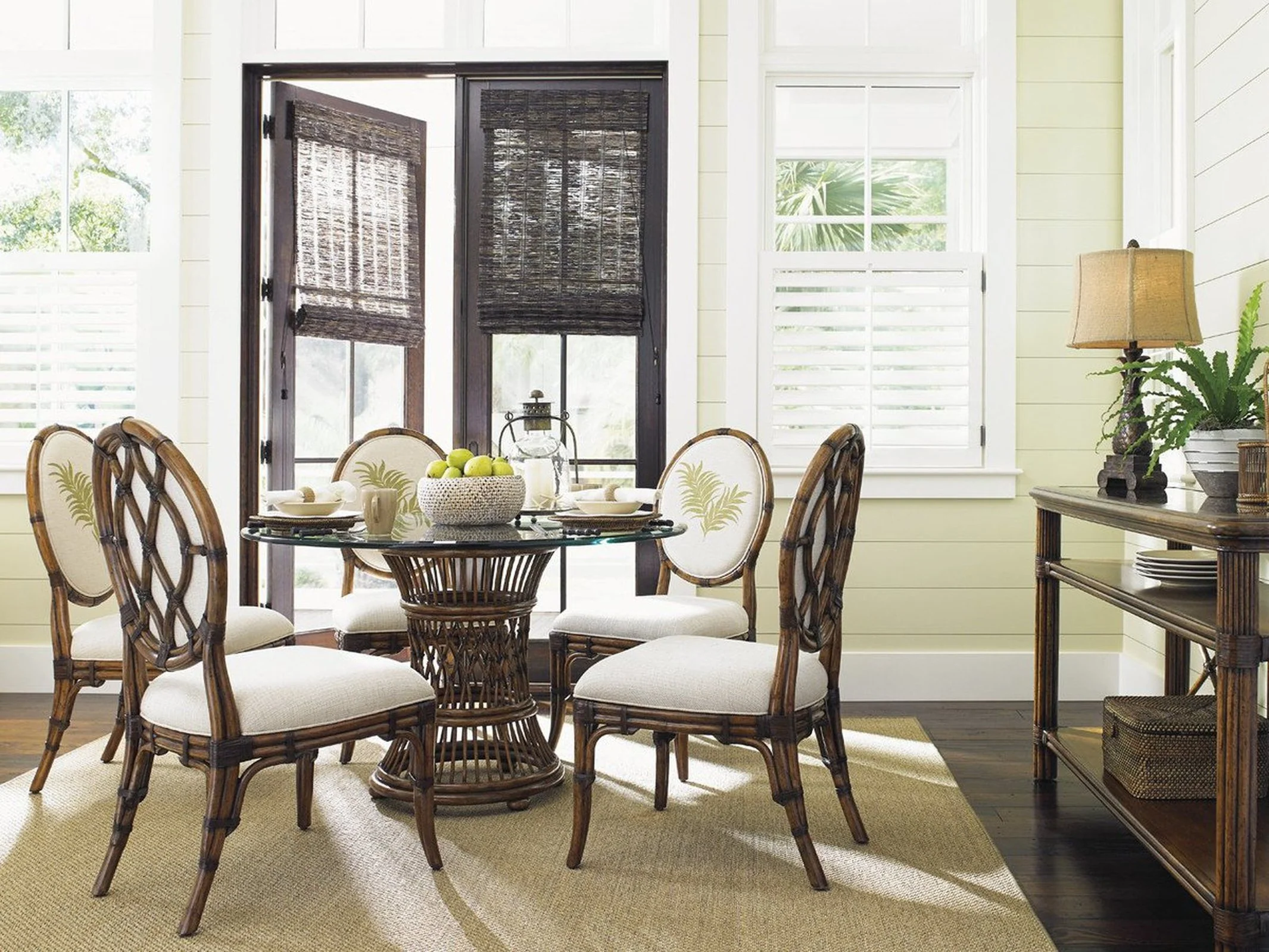 Tommy Bahama Home Bali Hai Gulfstream Oval Back Side Chair Customizable - Image 6