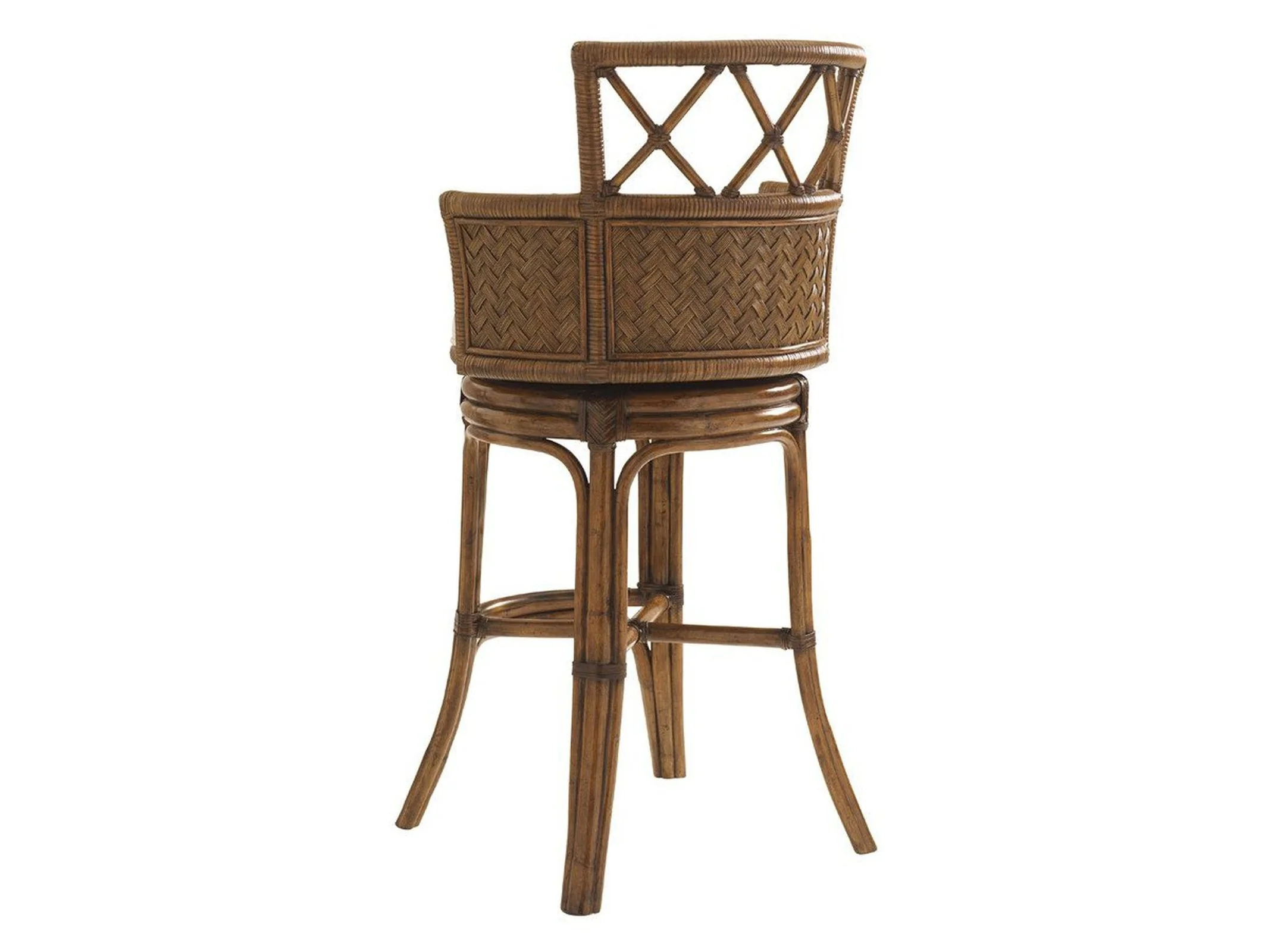 Tommy Bahama Home Bali Hai Kamala Bay Swivel Bar Stool As Shown - Image 3