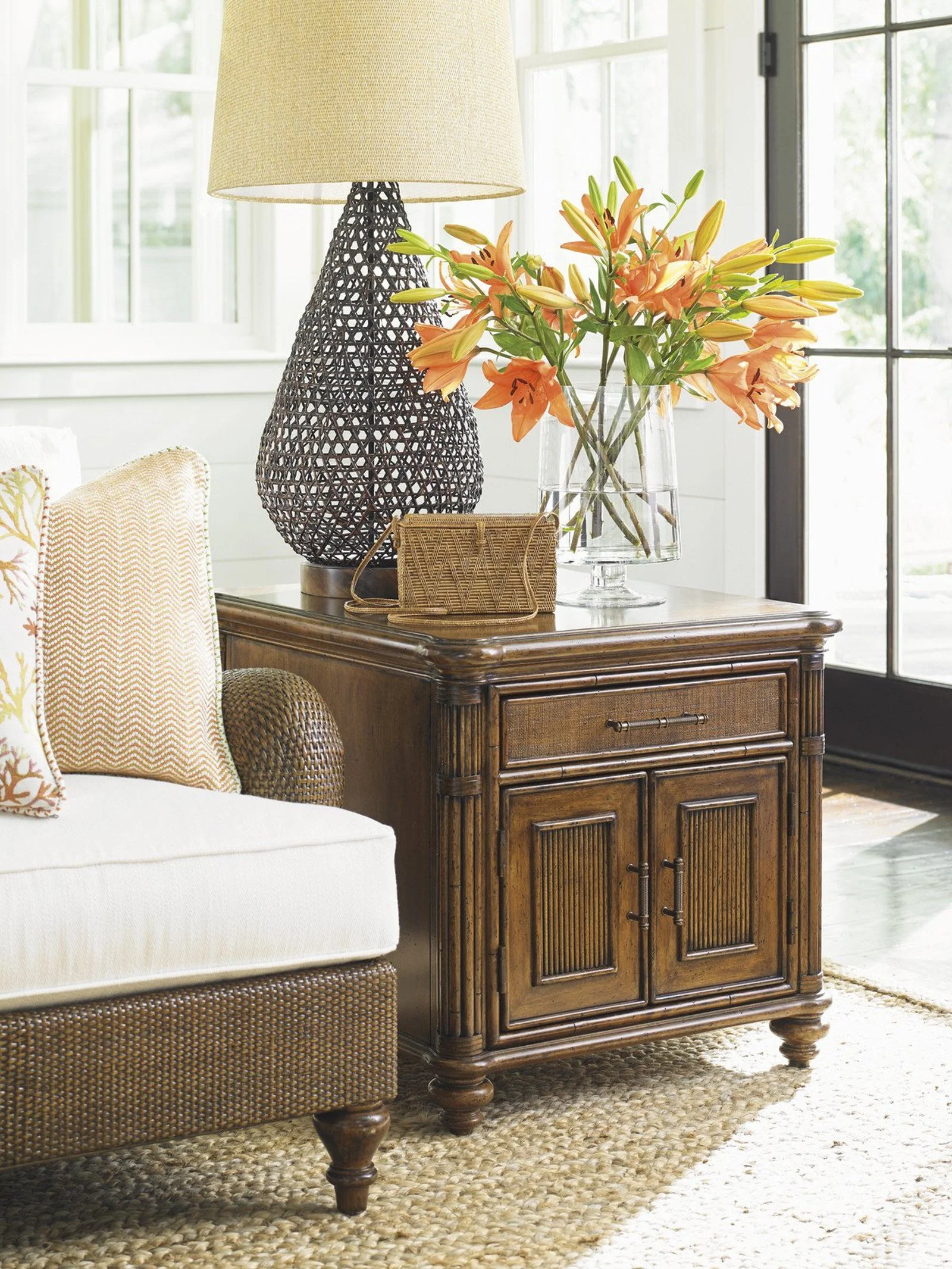 Tommy Bahama Home Bali Hai Mariner Storage End Table - Image 2