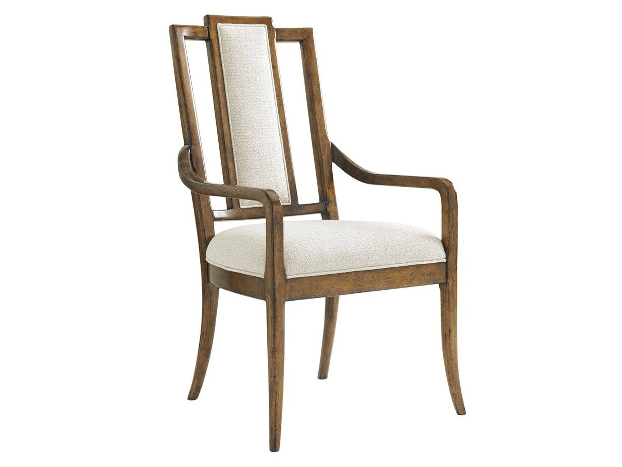 Tommy Bahama Home Bali Hai St. Barts Splat Back Arm Chair As Shown - Image 4