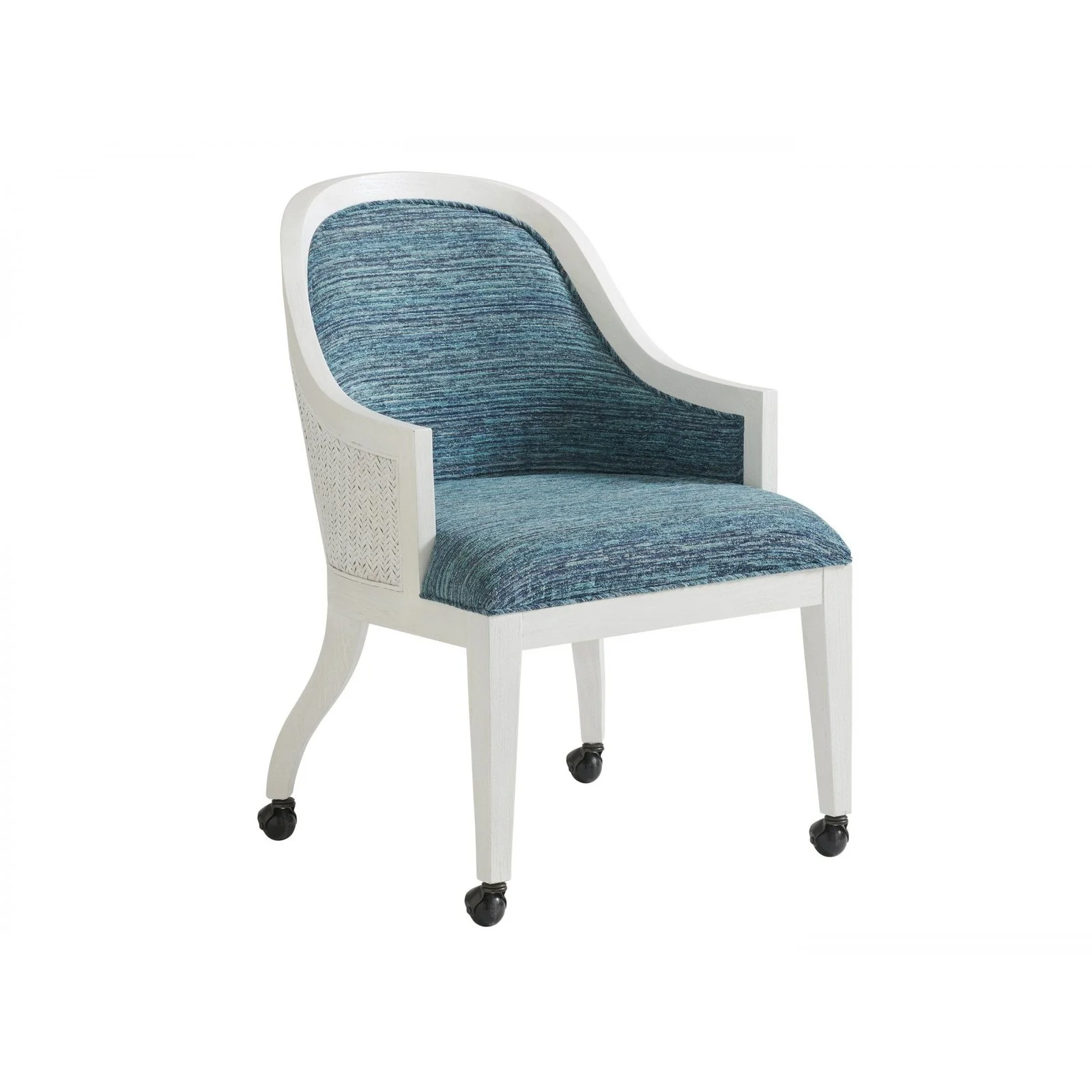 Tommy Bahama Home Ocean Breeze Bayview Arm Chair With Casters Customizable - Image 5