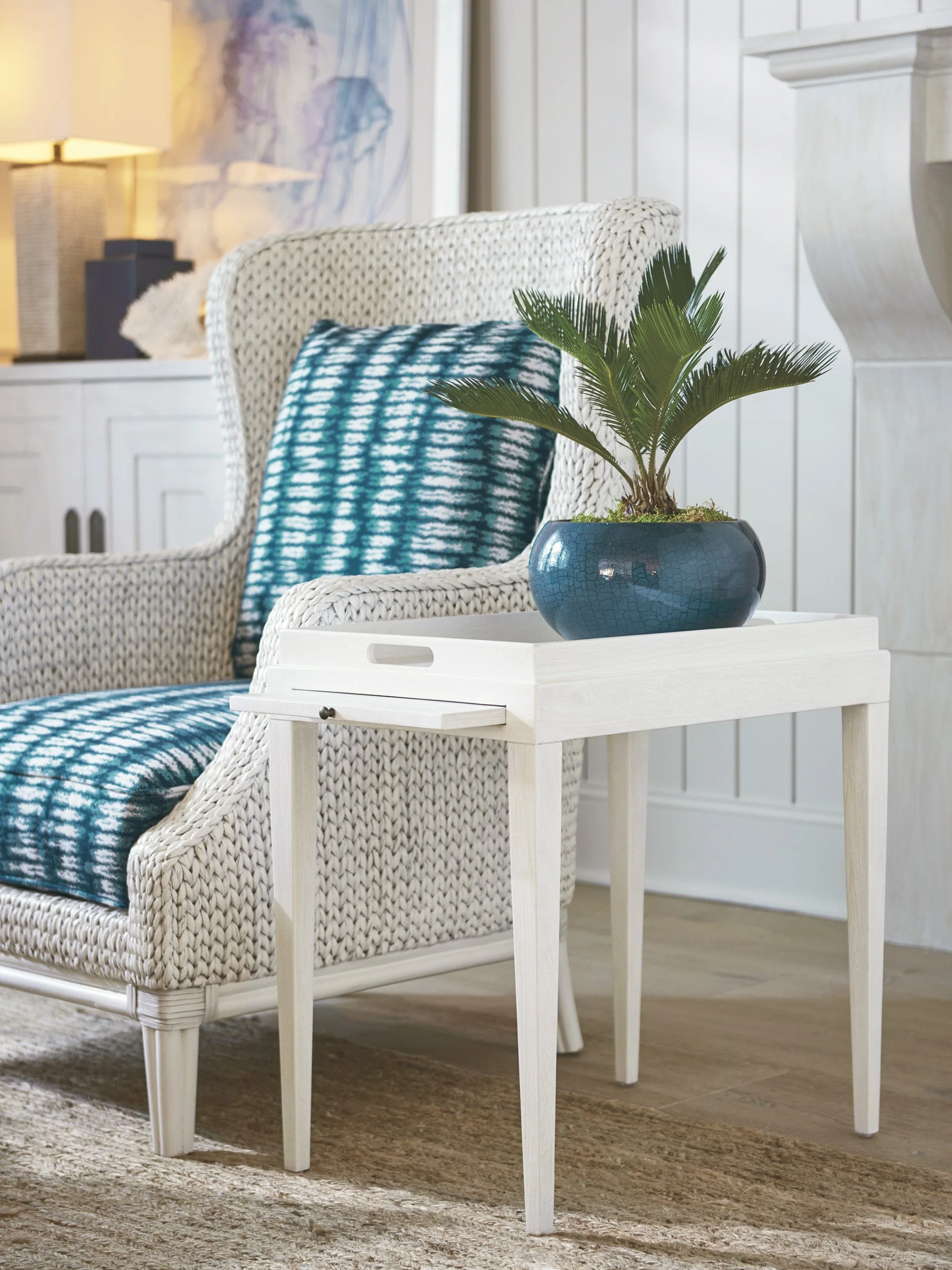 Tommy Bahama Home Ocean Breeze Broad River Rectangular End Table - Image 3