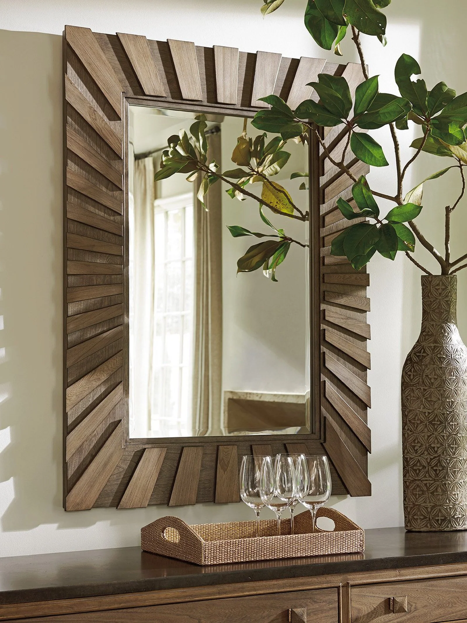 Tommy Bahama Home Cypress Point Ardley Sunburst Mirror - Image 2