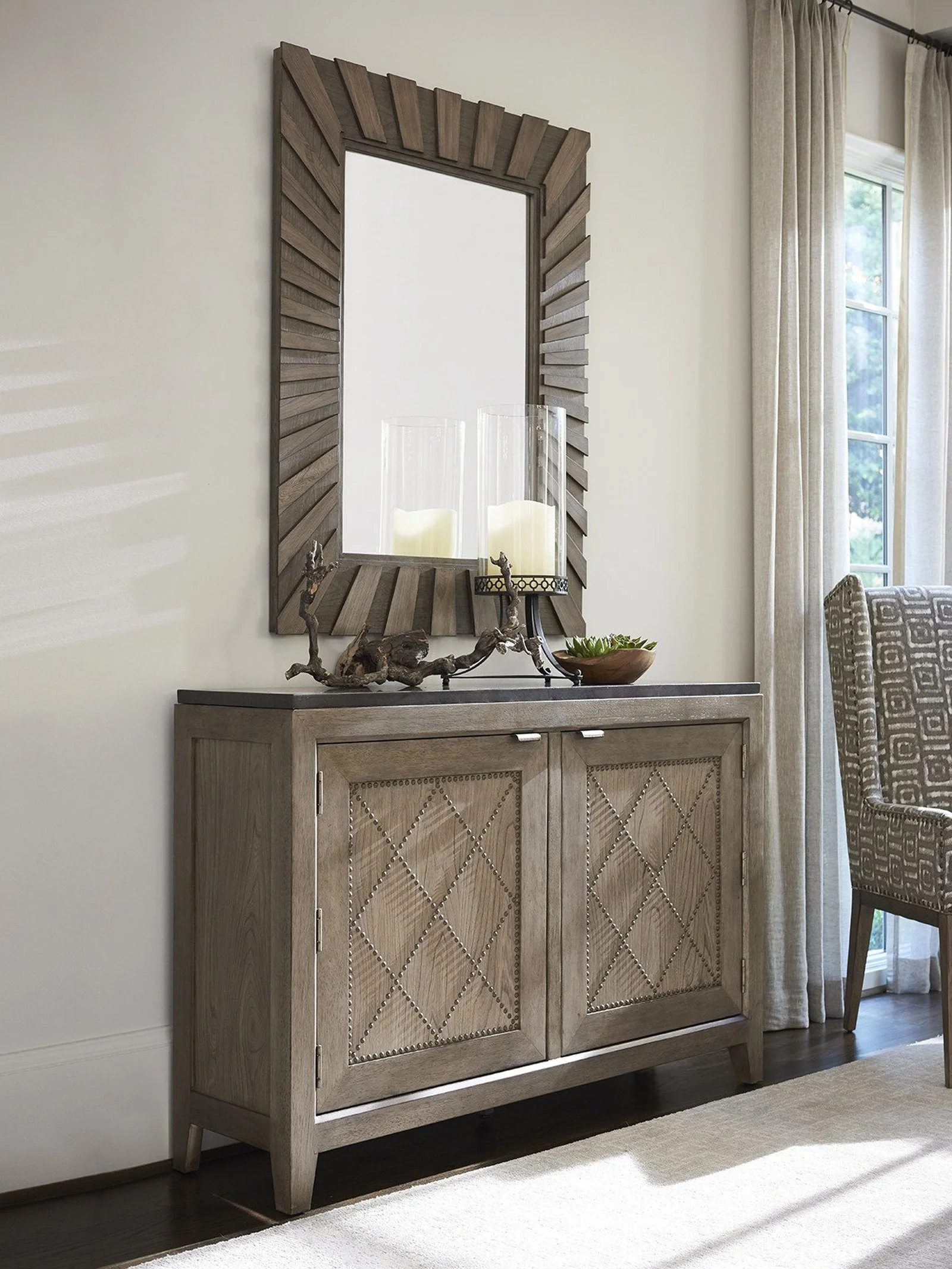 Tommy Bahama Home Cypress Point Ardley Sunburst Mirror - Image 3