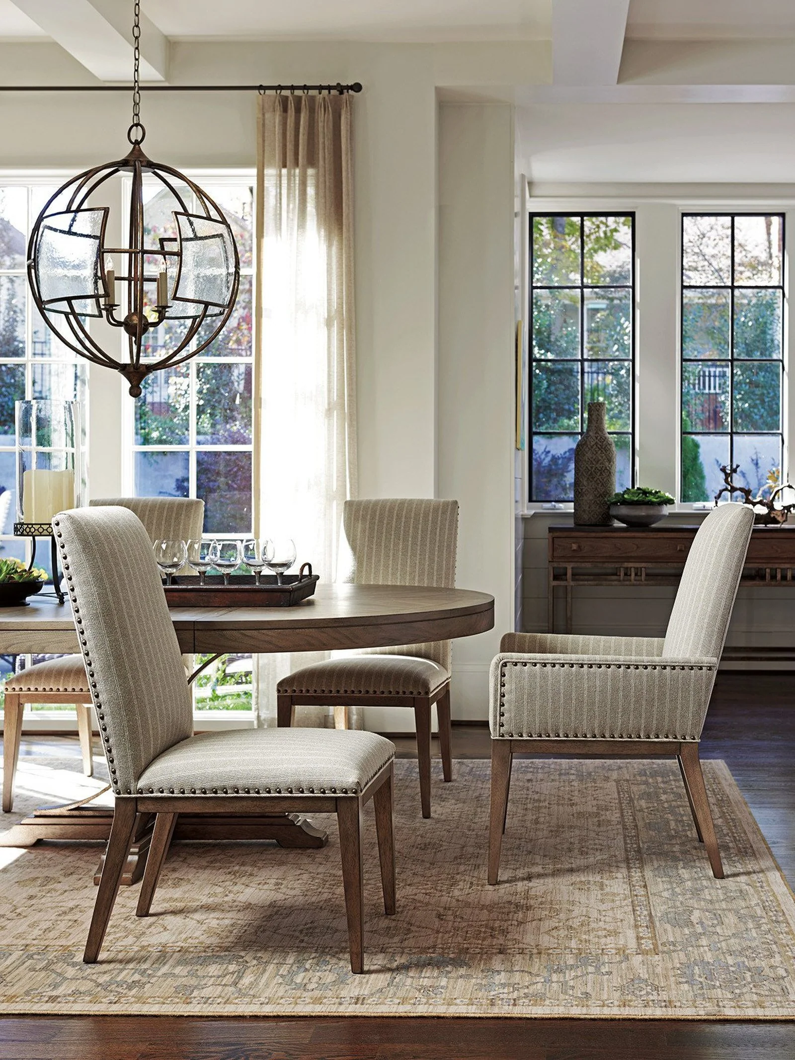 Tommy Bahama Home Cypress Point Devereaux Upholstered Arm Chair Customizable - Image 6