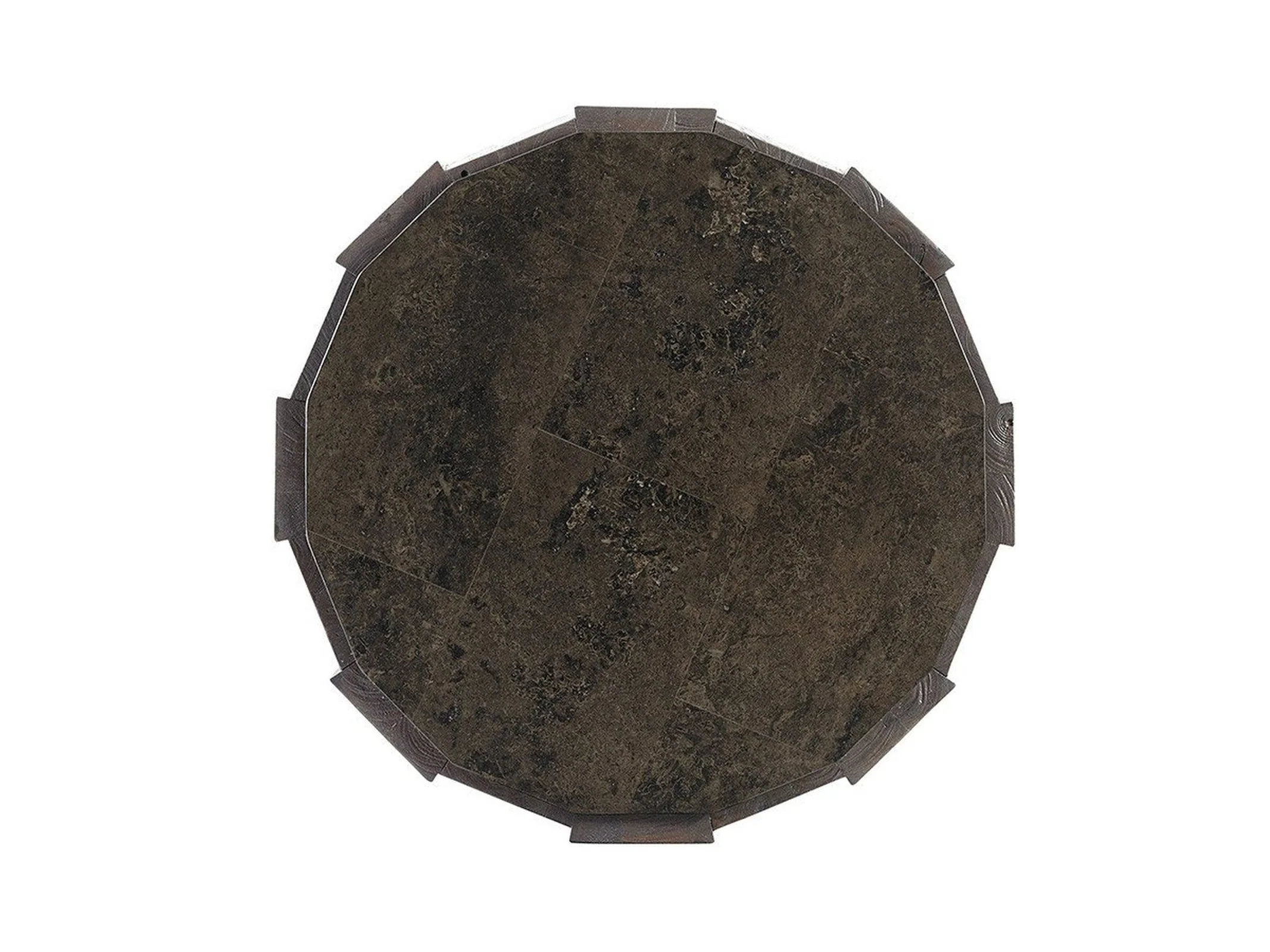 Tommy Bahama Home Cypress Point Everett Round Travertine End Table - Image 4