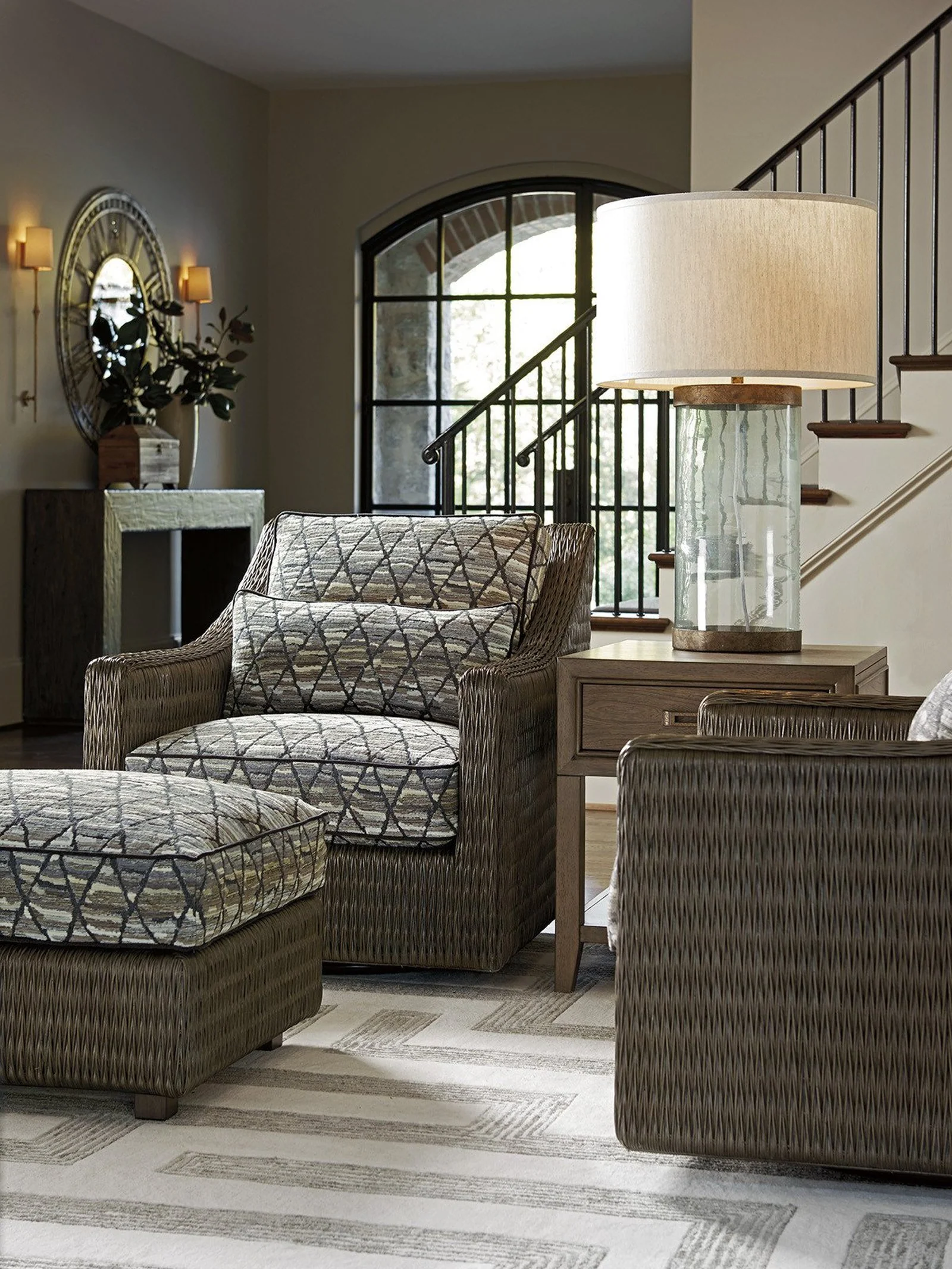 Tommy Bahama Home Cypress Point Hayes Ottoman - Image 2