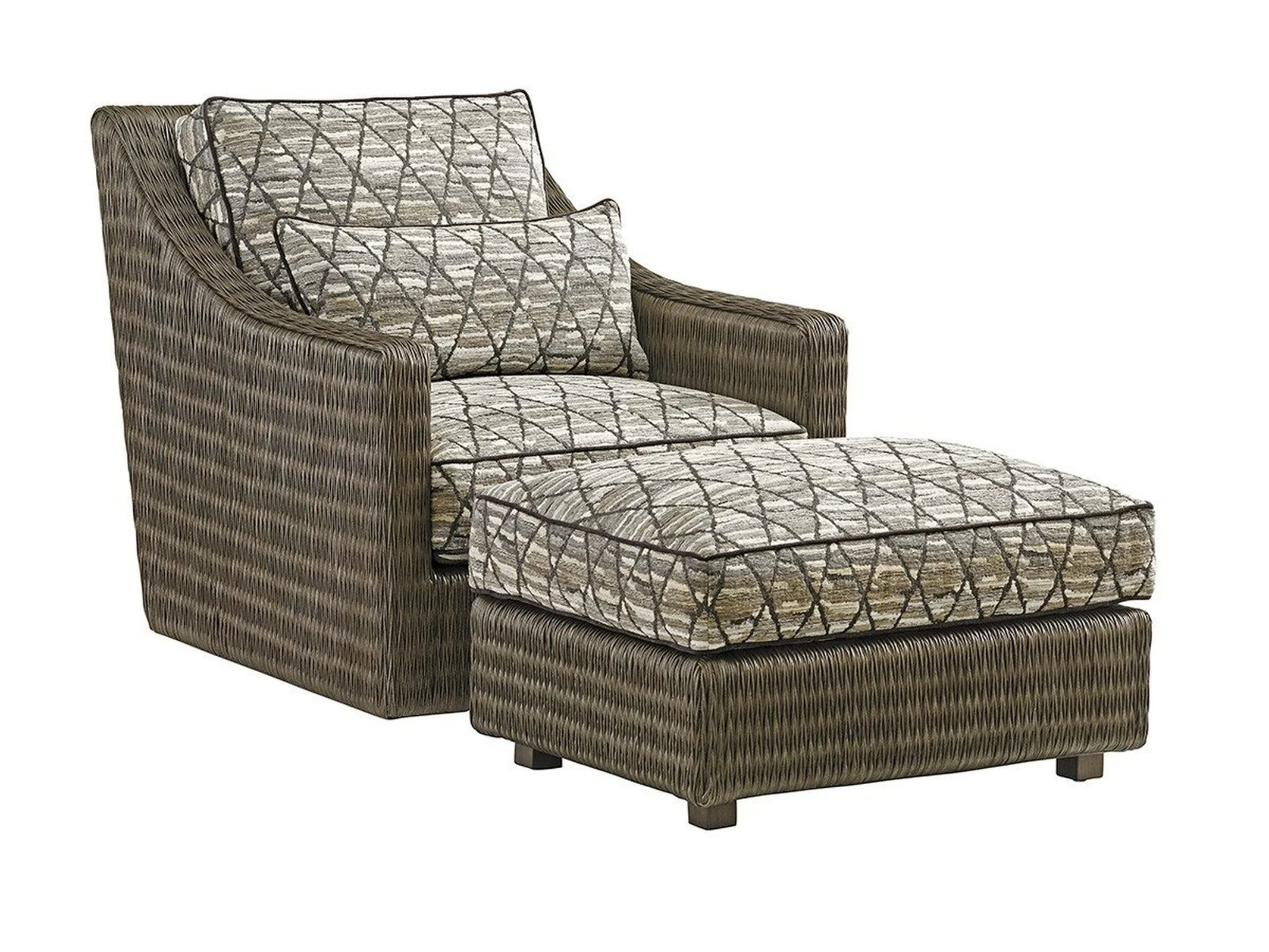 Tommy Bahama Home Cypress Point Hayes Ottoman - Image 3