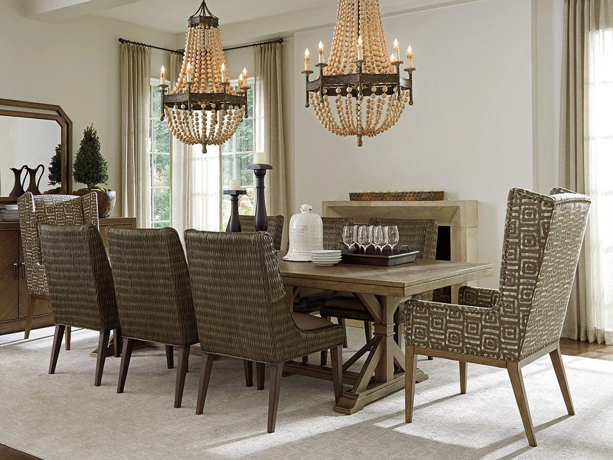 Tommy Bahama Home Cypress Point Milton Host Chair As Shown - Image 7