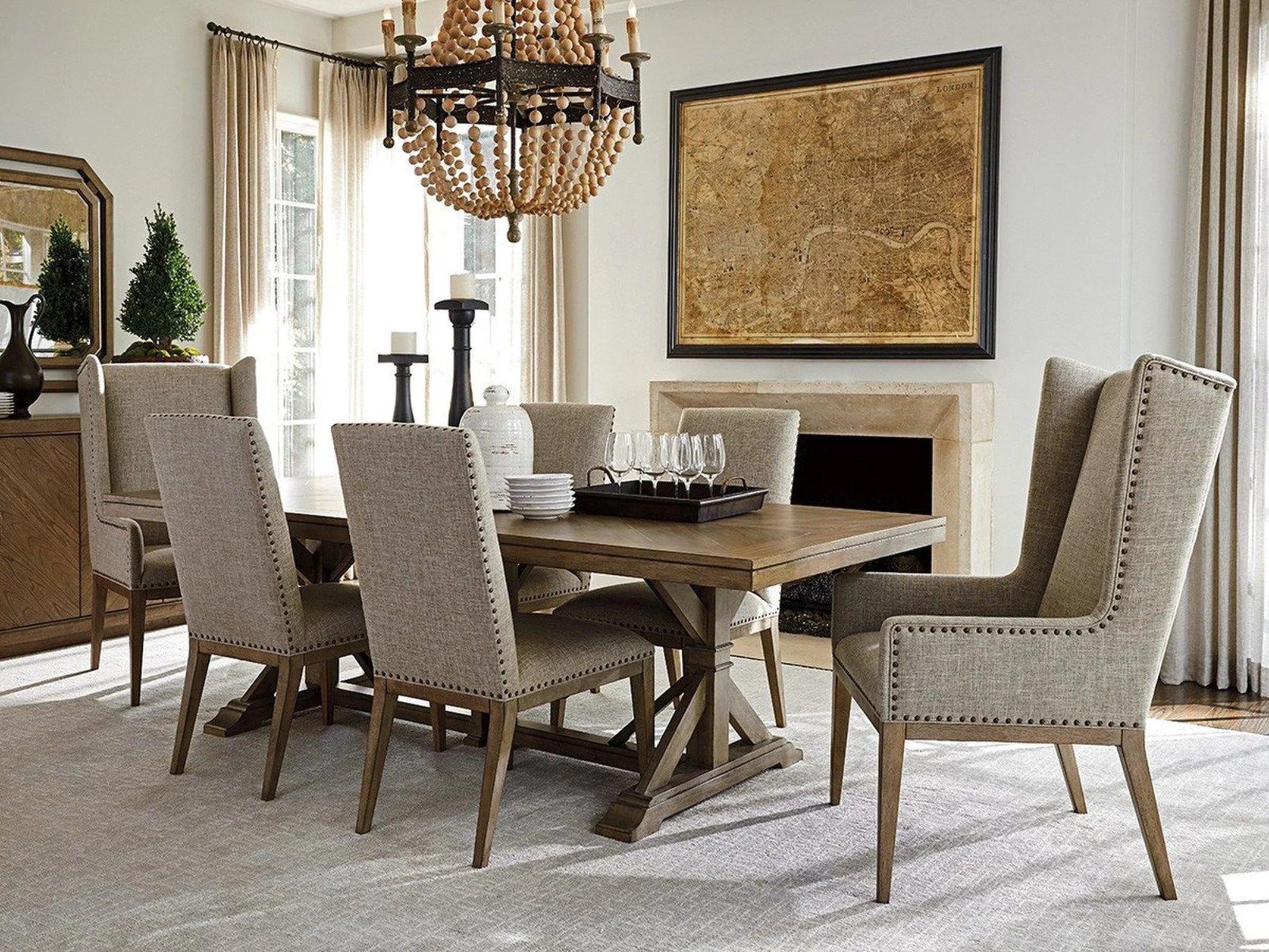 Tommy Bahama Home Cypress Point Milton Host Chair Customizable - Image 3