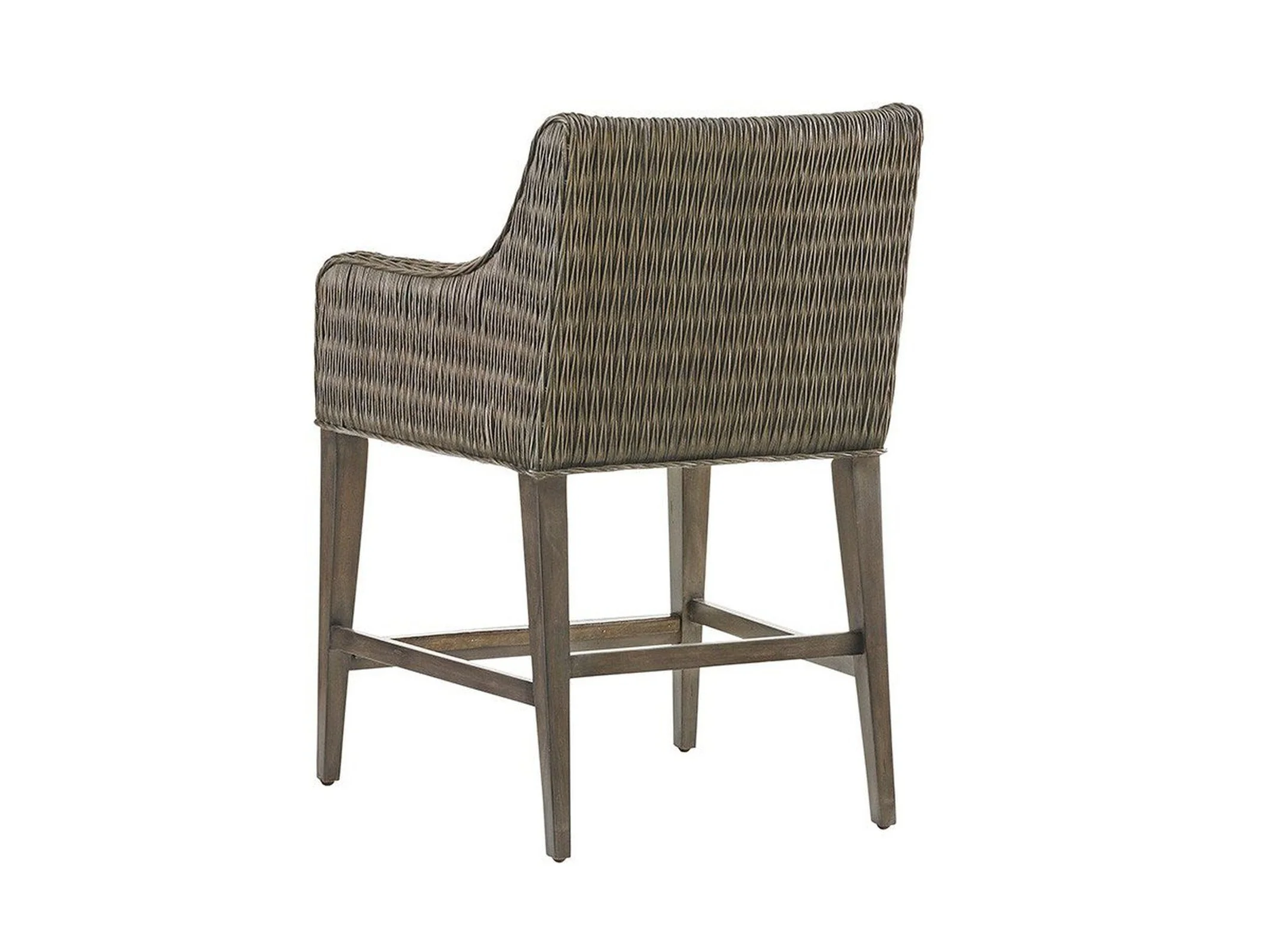 Tommy Bahama Home Cypress Point Turner Woven Counter Stool As Shown - Image 3