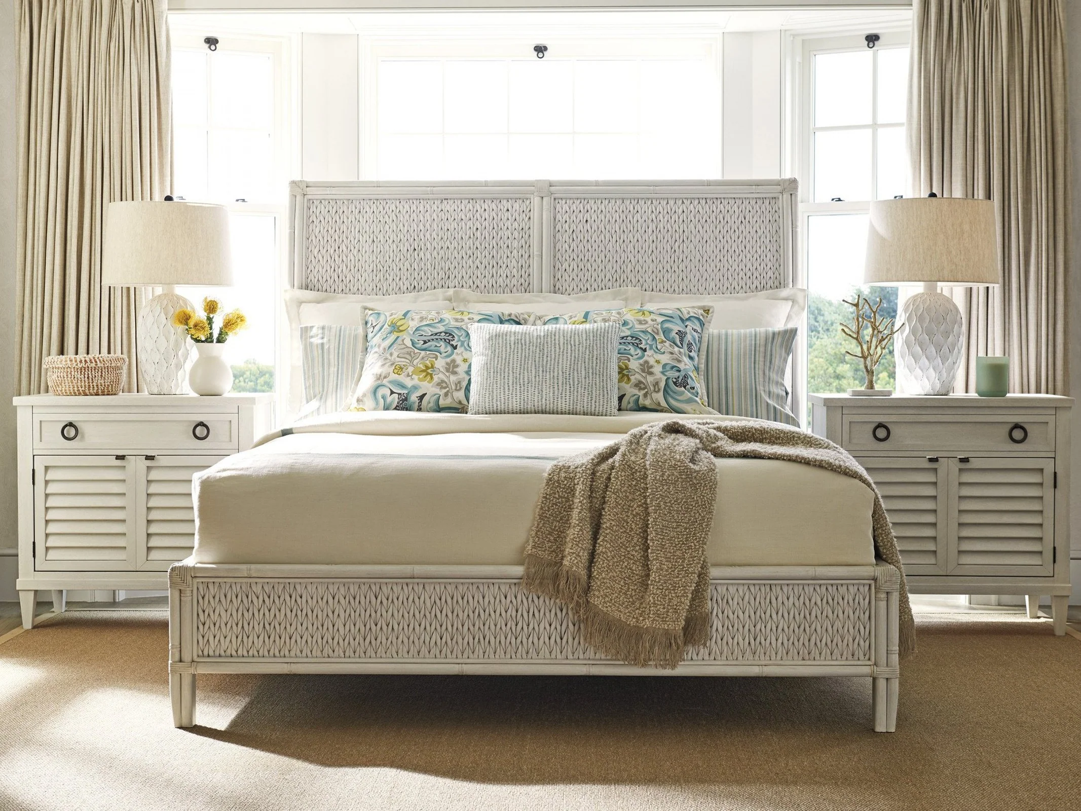 Tommy Bahama Home Ocean Breeze Door Nightstand - Image 4