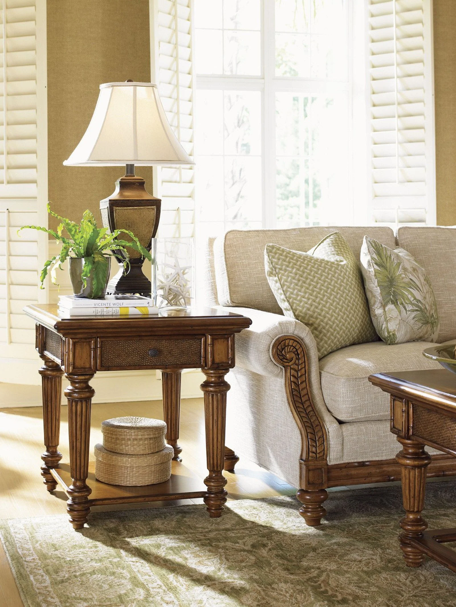 Tommy Bahama Home Island Estate Boca End Table - Image 2