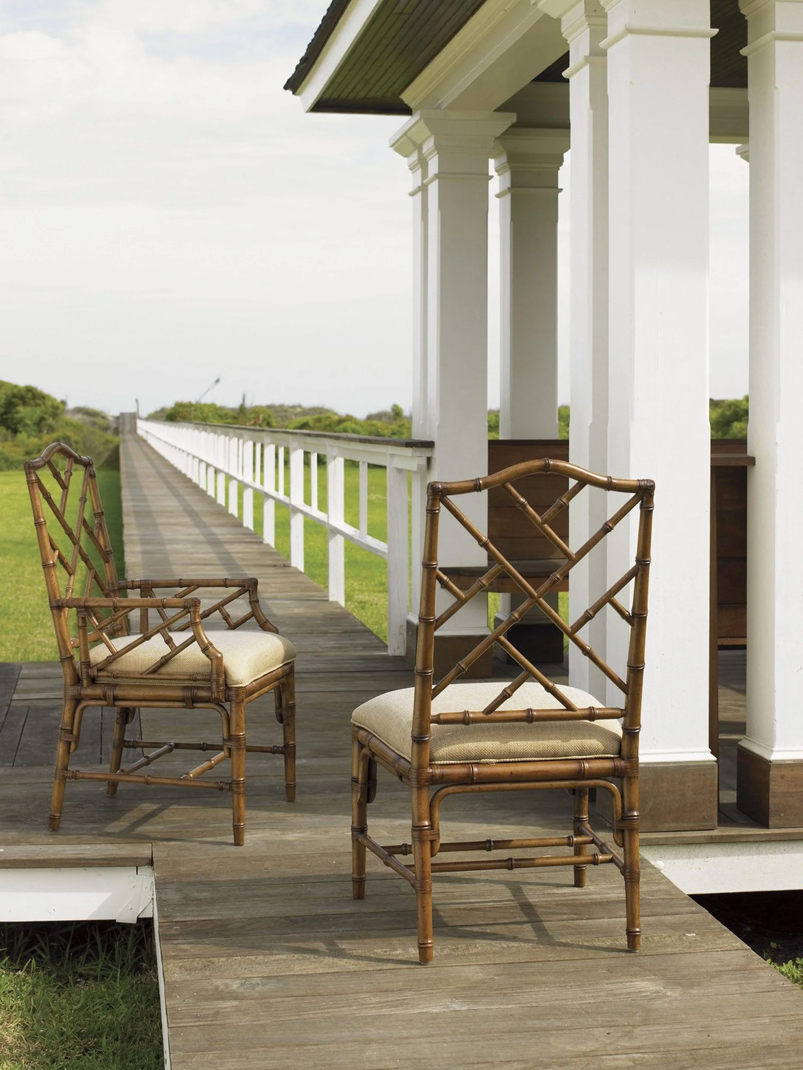 Tommy Bahama Home Island Estate Ceylon Arm Chair As Shown - Image 9