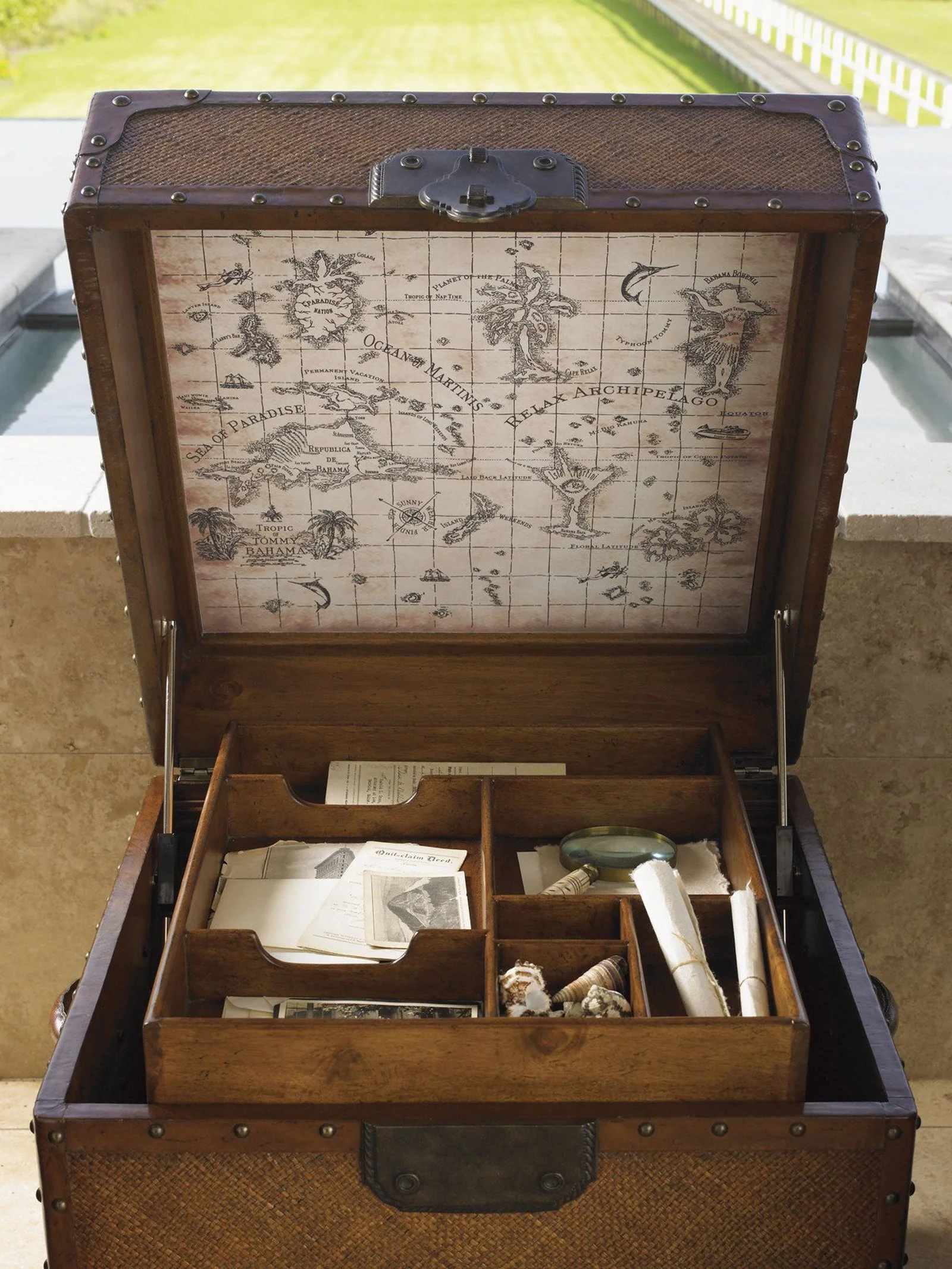 Tommy Bahama Home Island Estate East Cove Trunk - Image 4