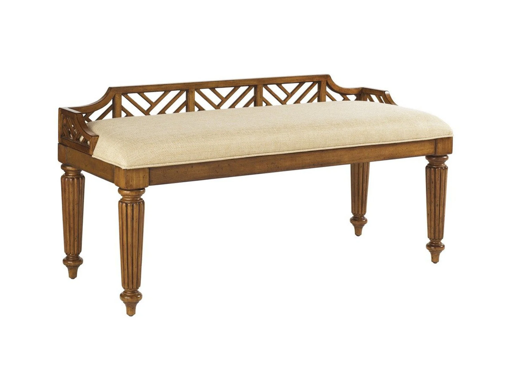 Tommy Bahama Home Island Estate Plantain Bed Bench Customizable - Image 5
