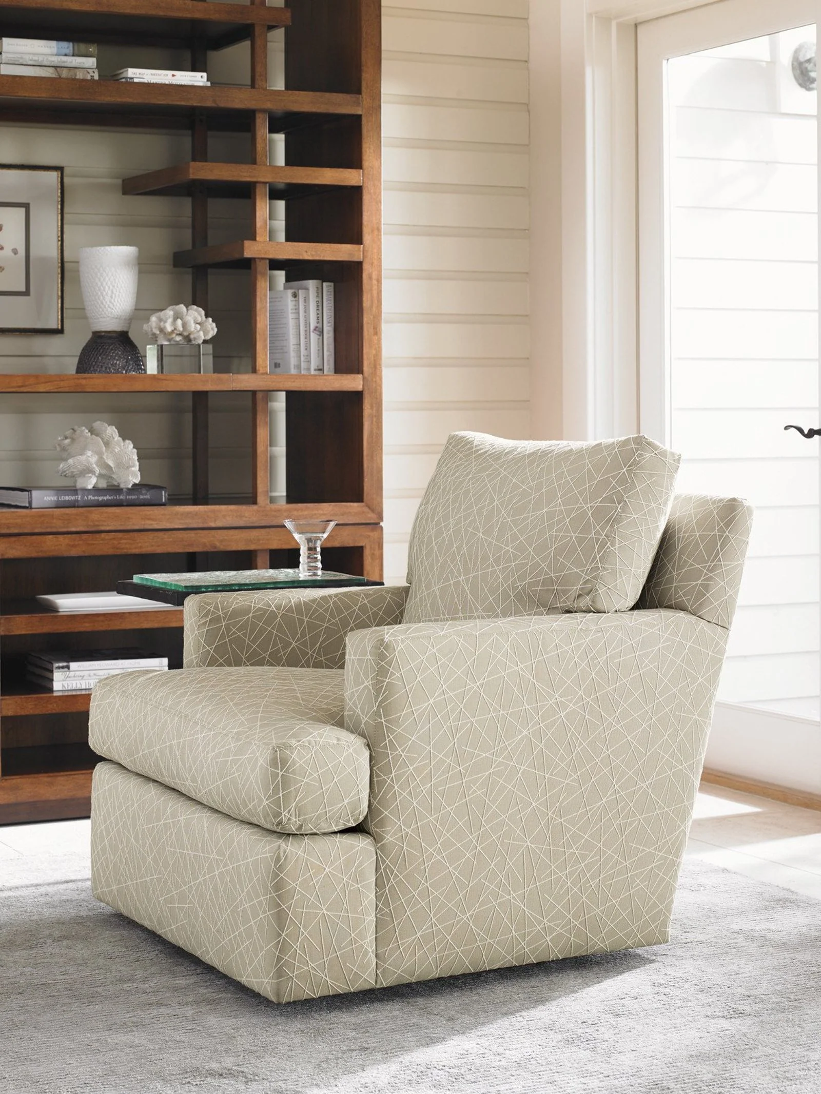 Tommy Bahama Home Island Fusion Bandar Swivel Chair - Image 2