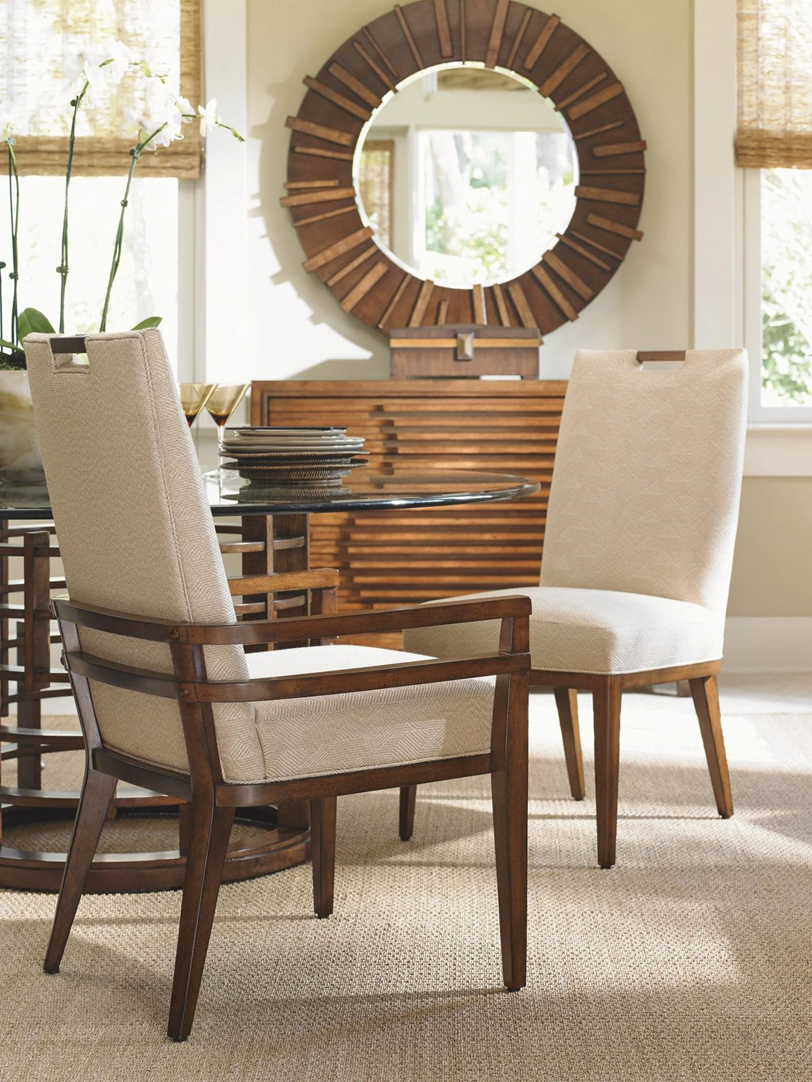 Tommy Bahama Home Island Fusion Coles Bay Arm Chair Customizable - Image 2