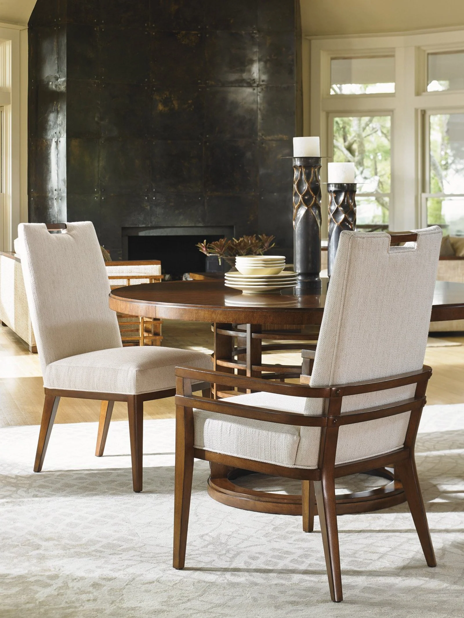 Tommy Bahama Home Island Fusion Coles Bay Arm Chair Customizable - Image 5