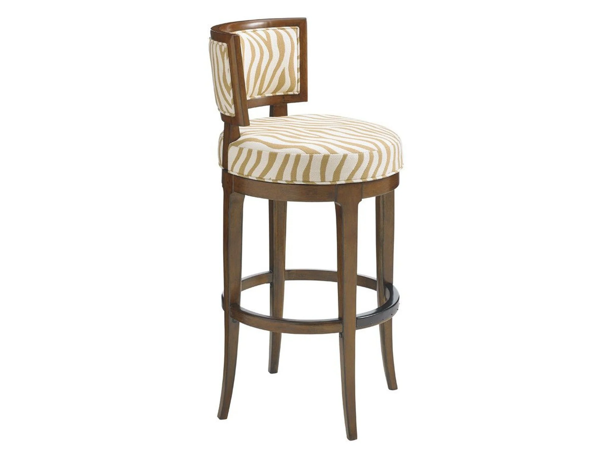 Tommy Bahama Home Island Fusion Macau Swivel Bar Stool Customizable - Image 4