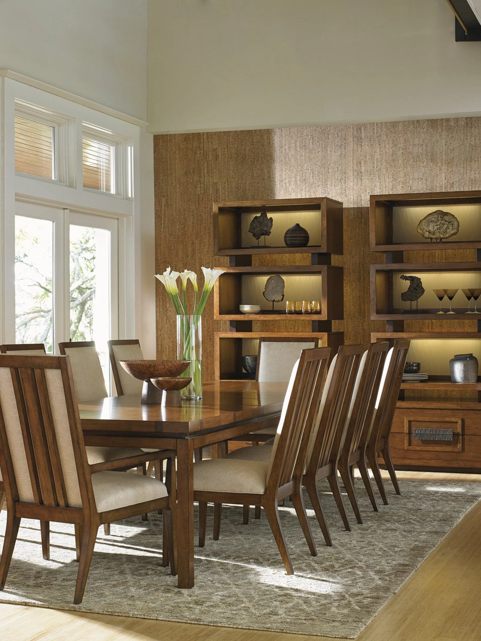 Tommy Bahama Home Island Fusion Natori Slat Back Side Chair As Shown - Image 3