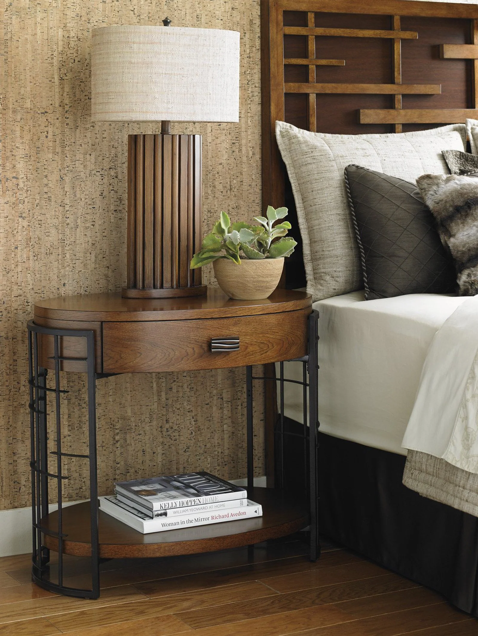 Tommy Bahama Home Island Fusion Sendai High/Low Nightstand - Image 2