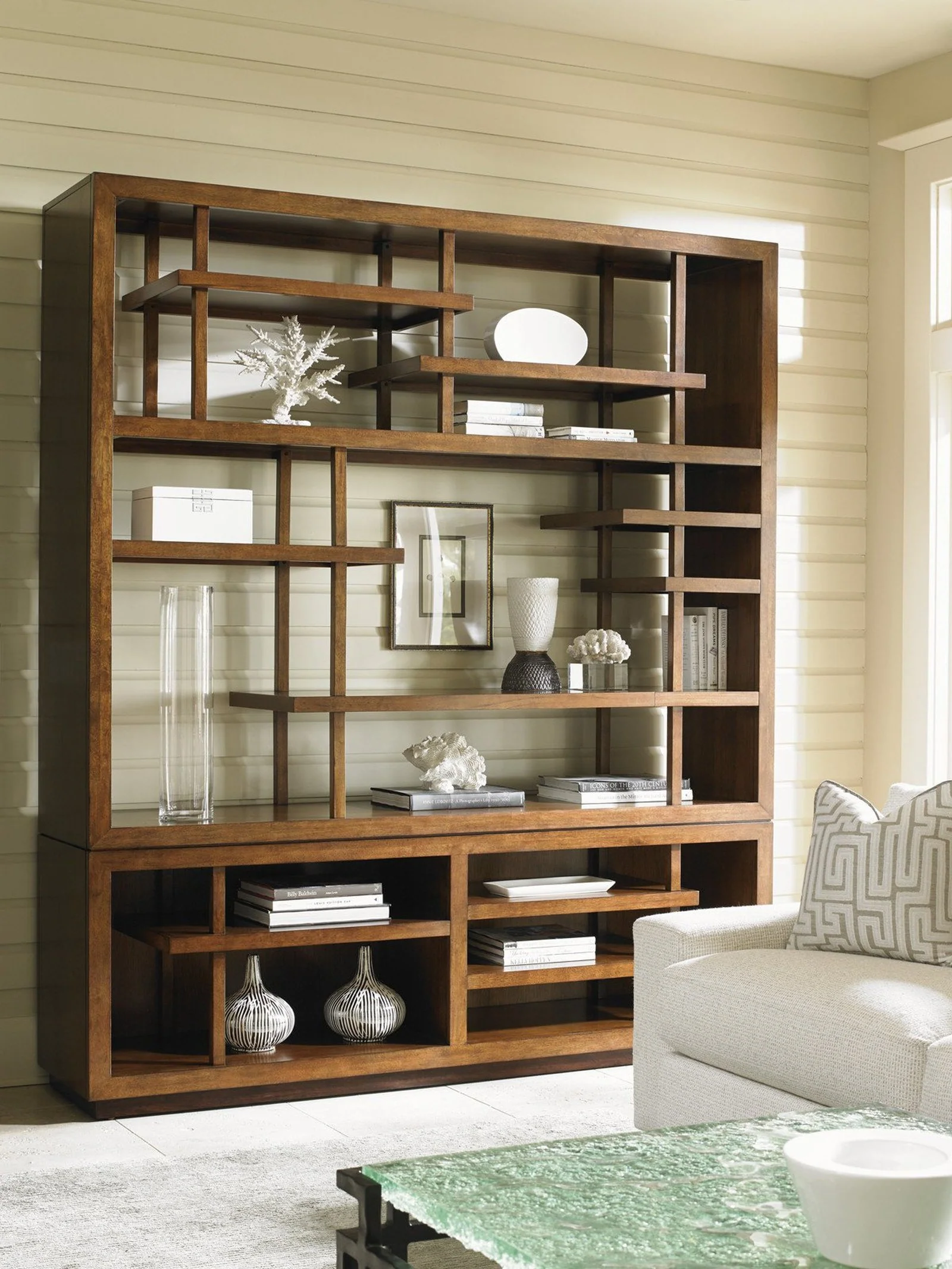 Tommy Bahama Home Island Fusion Taipei Media Bookcase - Image 2