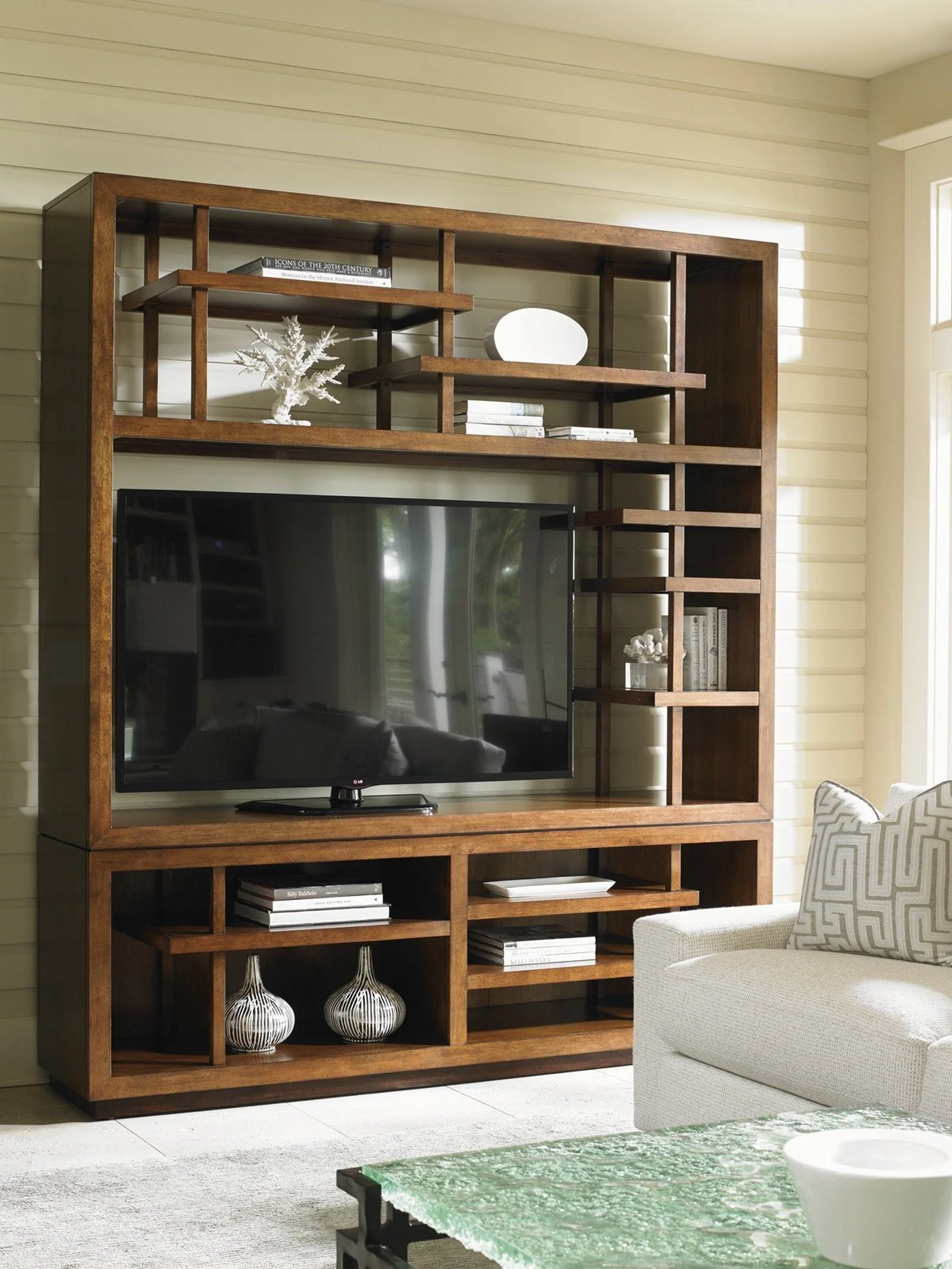 Tommy Bahama Home Island Fusion Taipei Media Bookcase - Image 3