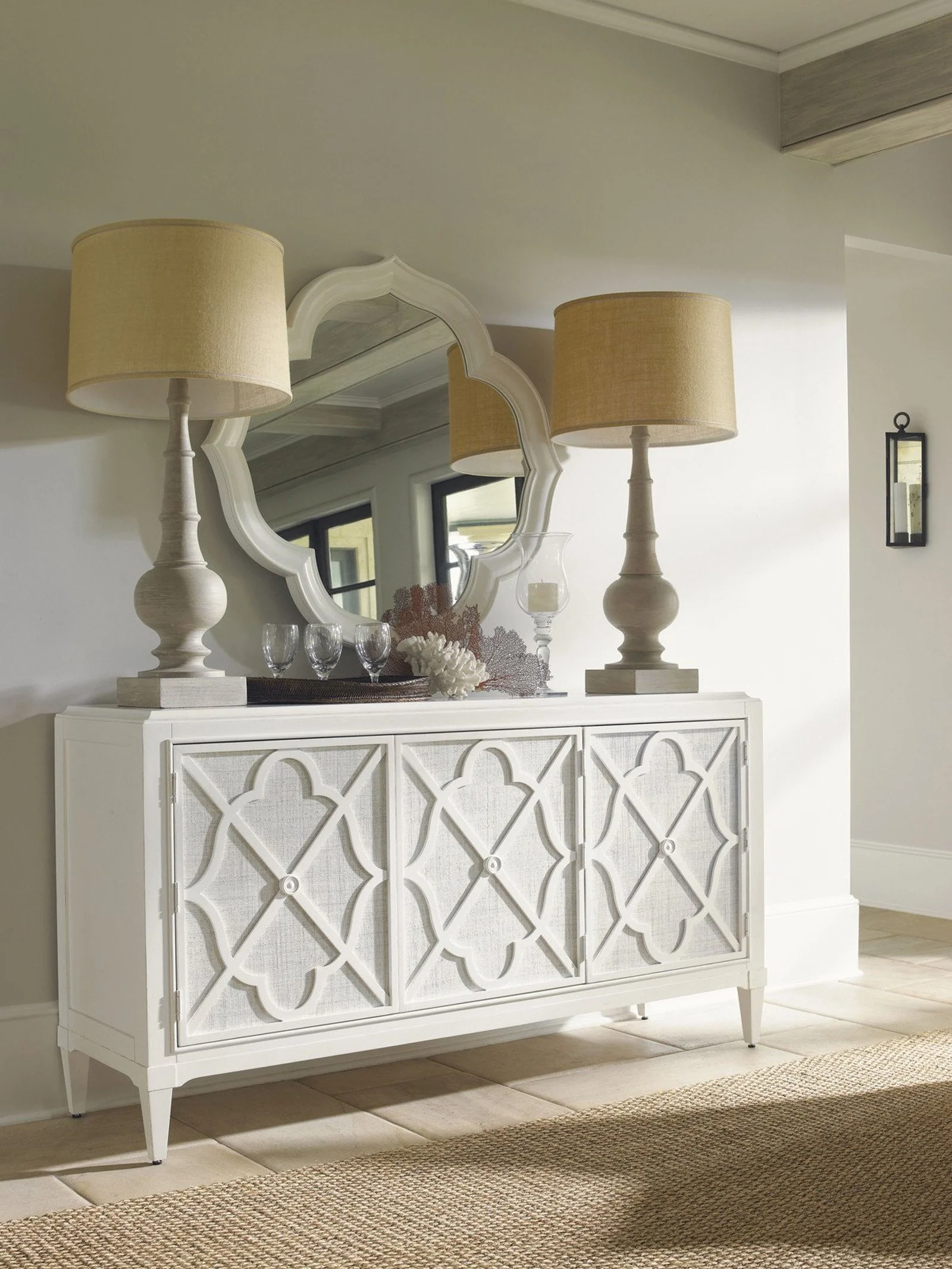 Tommy Bahama Home Ivory Key Paget Mirror - Image 4