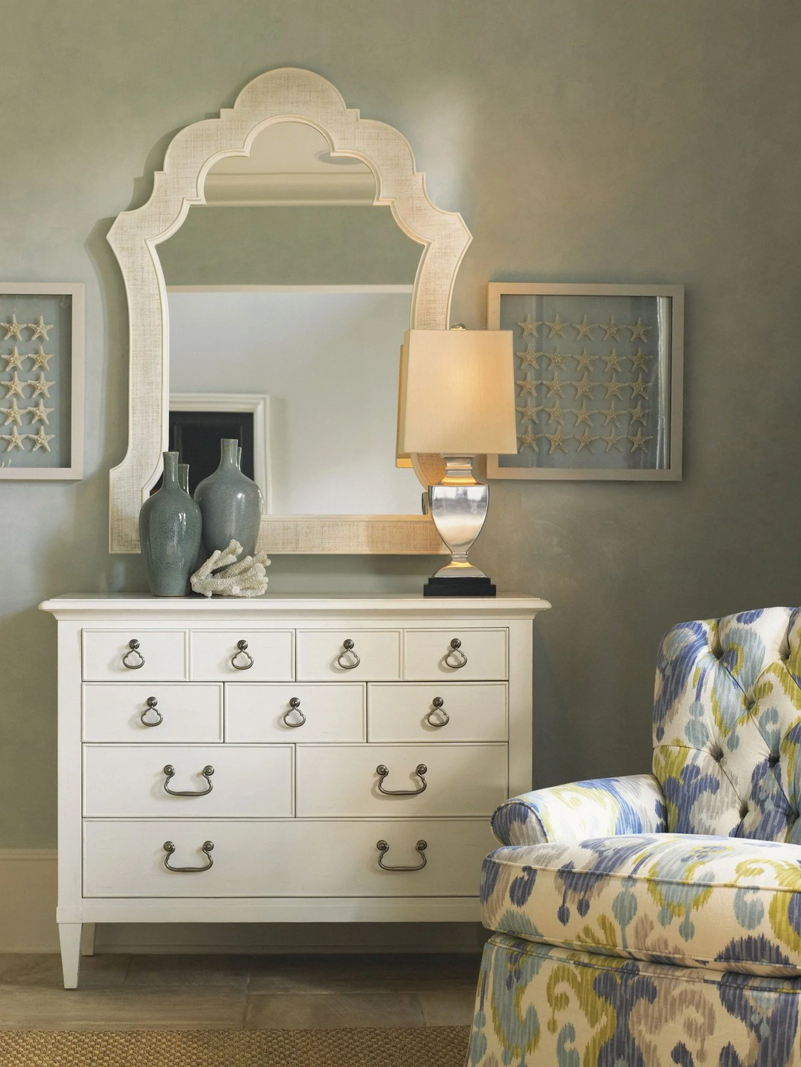 Tommy Bahama Home Ivory Key Sandys Mirror - Image 4